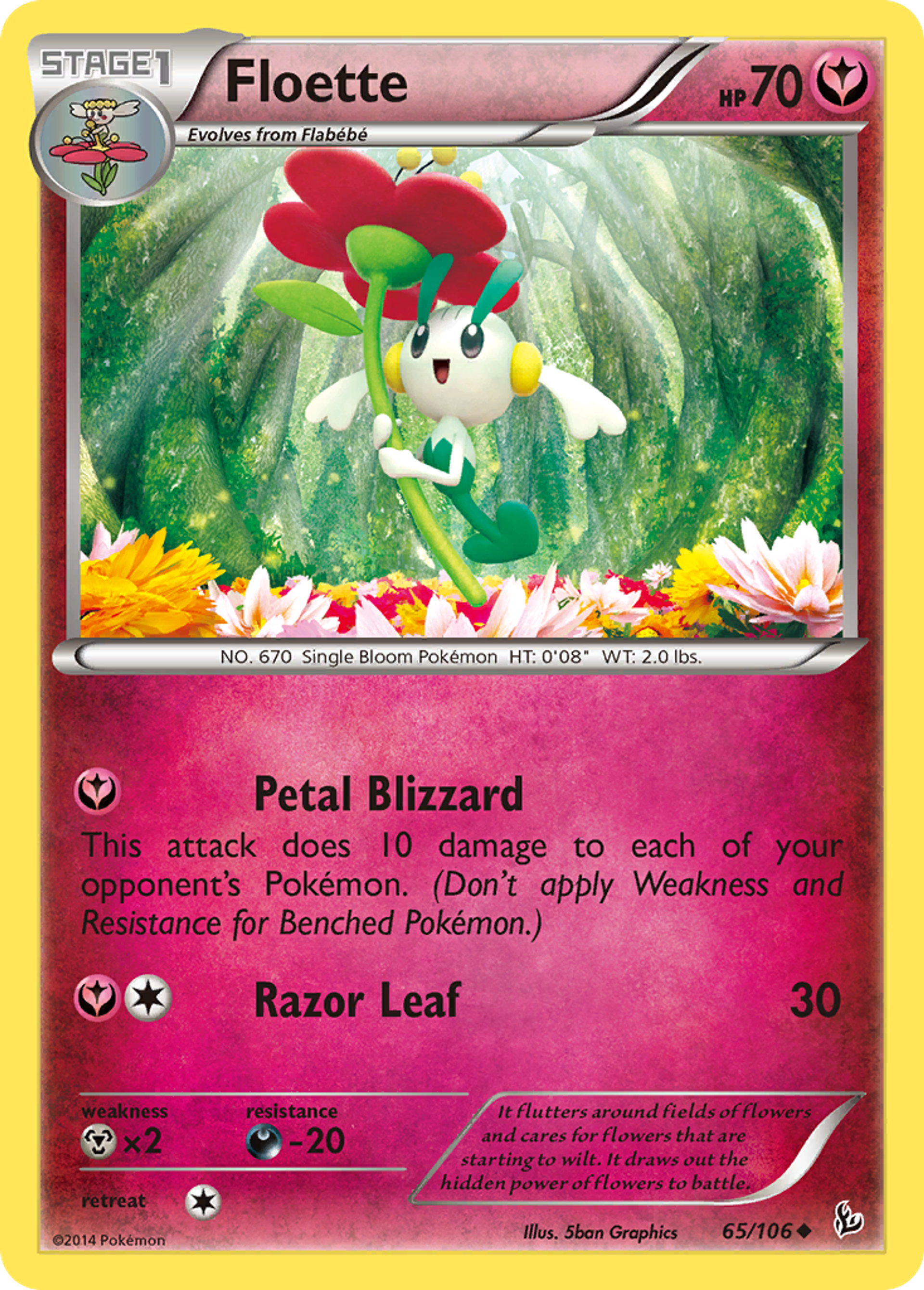 Floette — XY - Flashfire — Pokemon