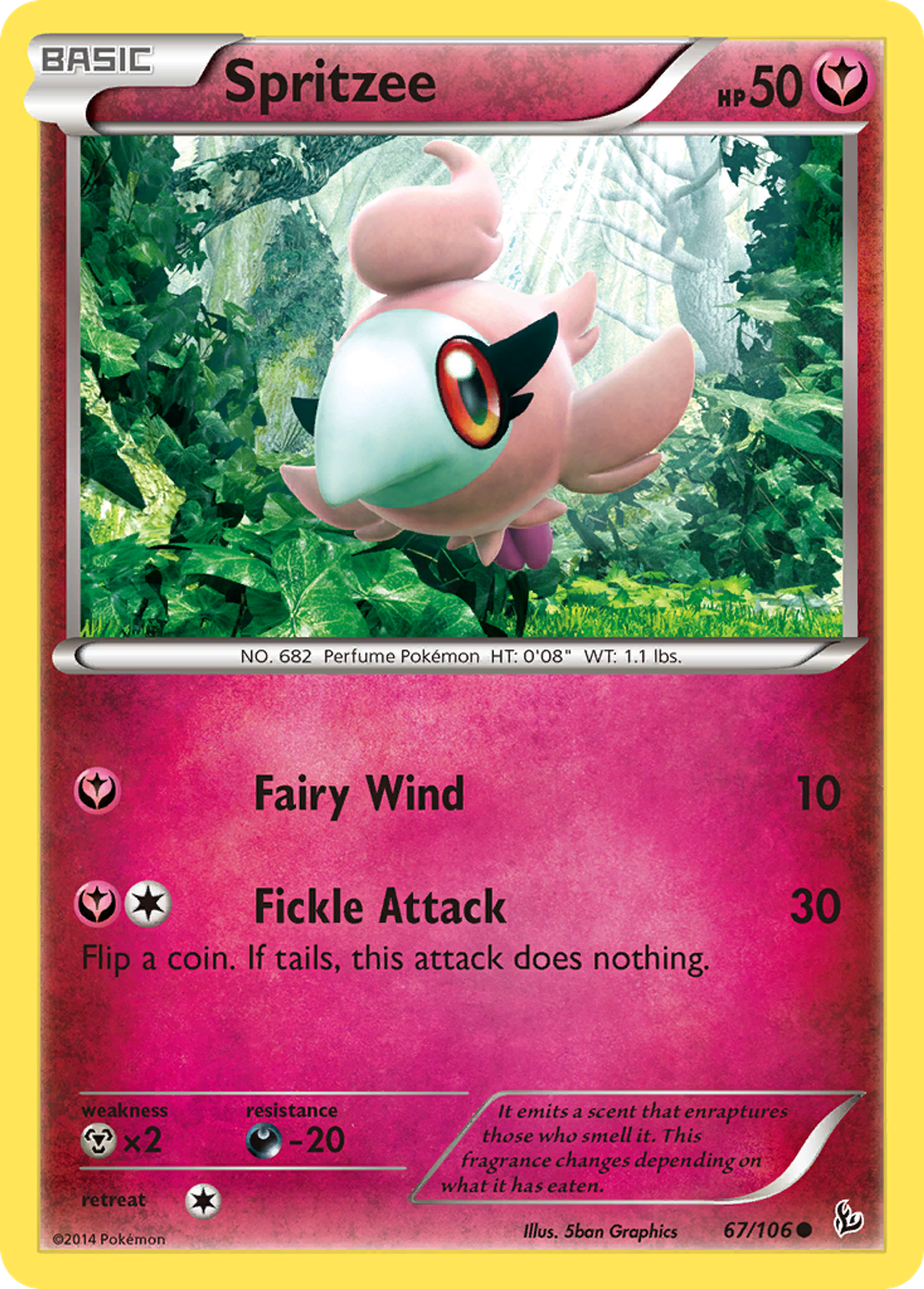 Spritzee — XY - Flashfire — Pokemon