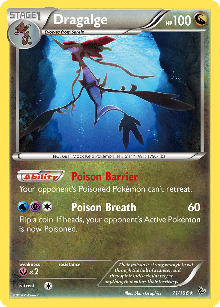 Dragalge — XY - Flashfire — Pokemon
