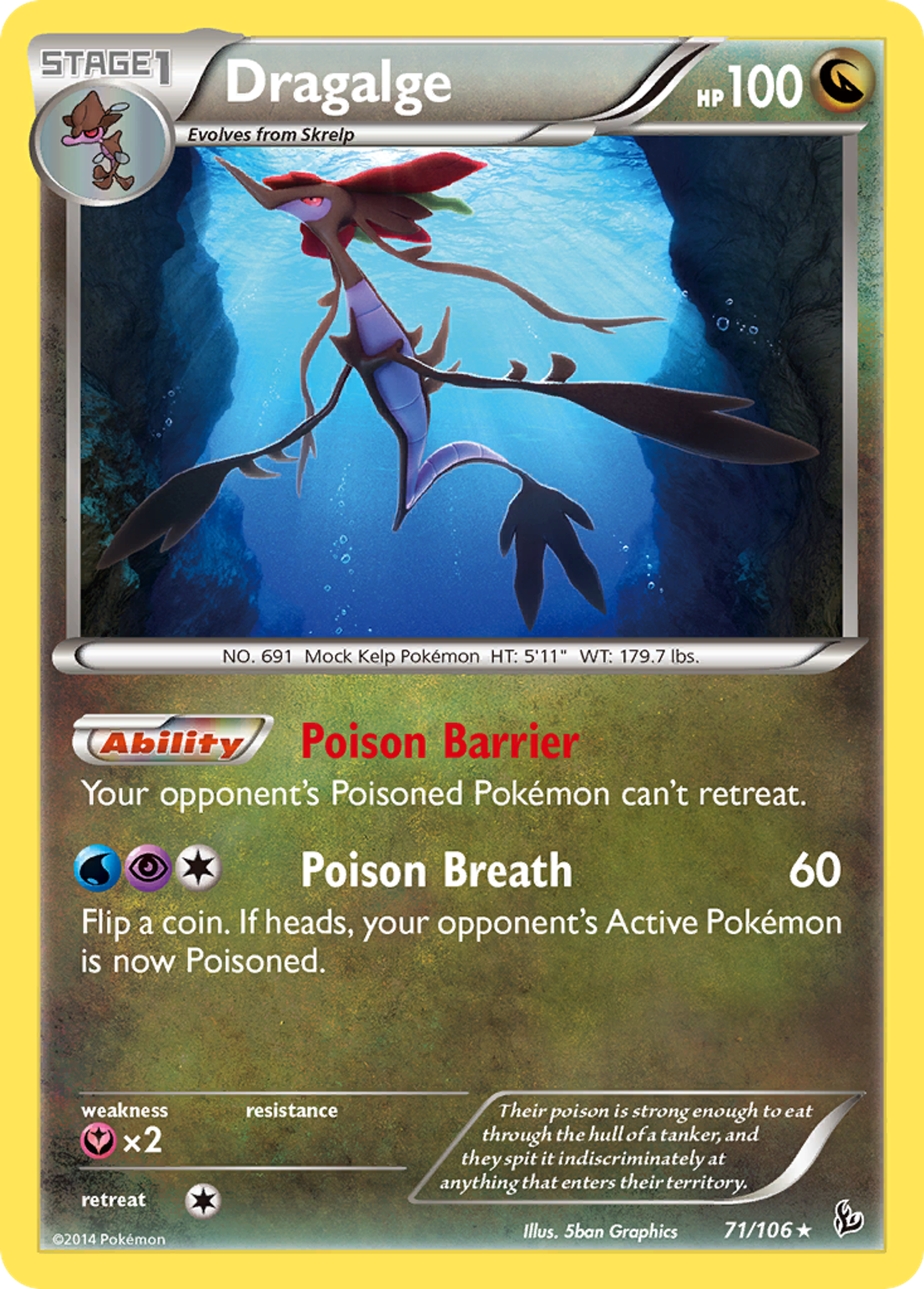 Dragalge — XY - Flashfire — Pokemon