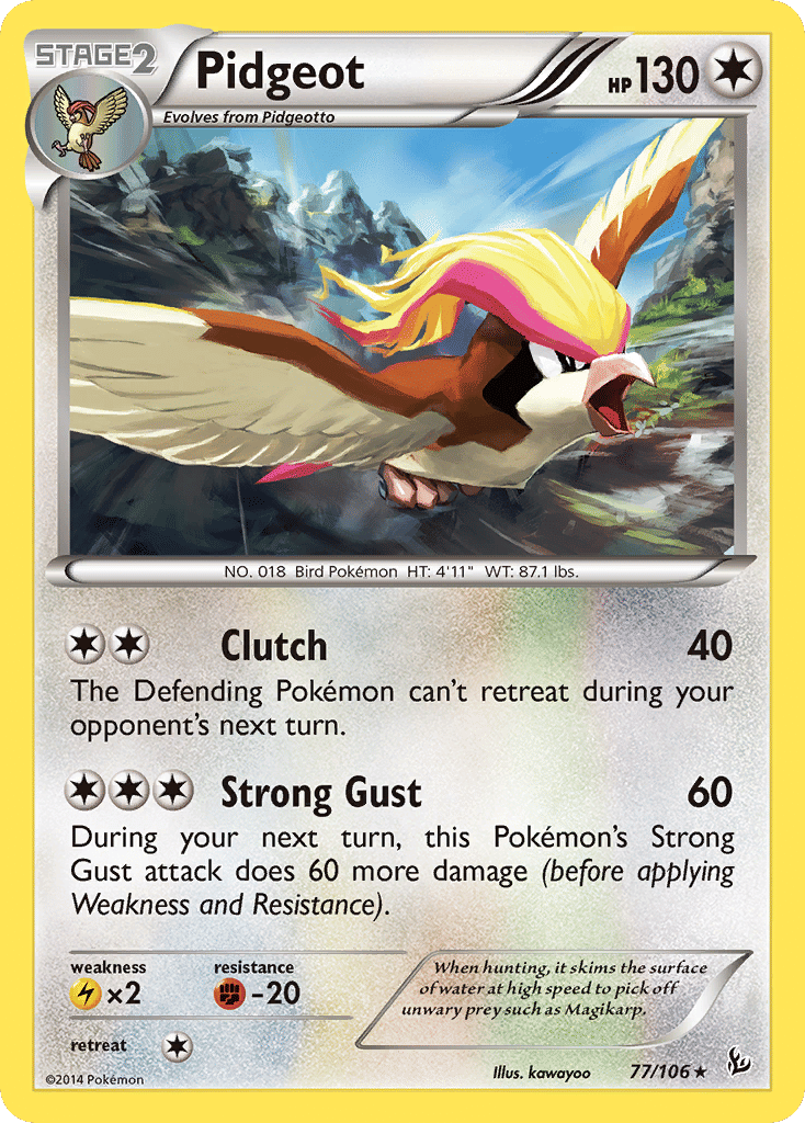Pidgeot — XY - Flashfire — Pokemon