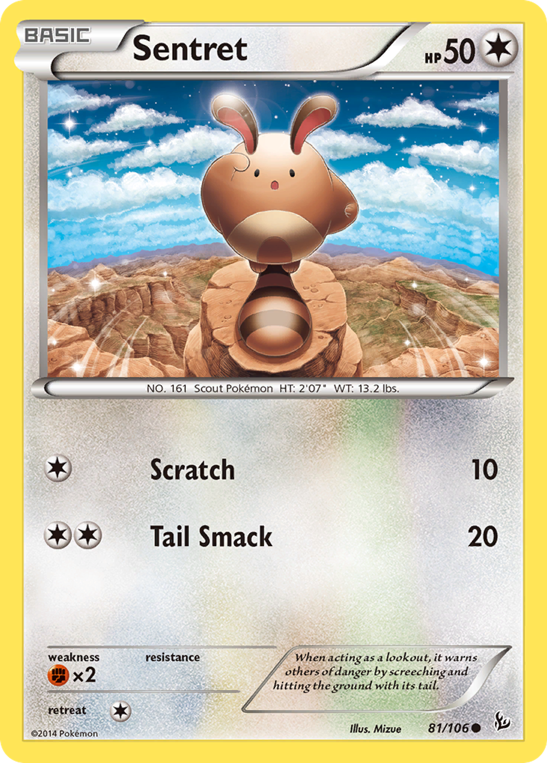 Sentret — XY - Flashfire — Pokemon