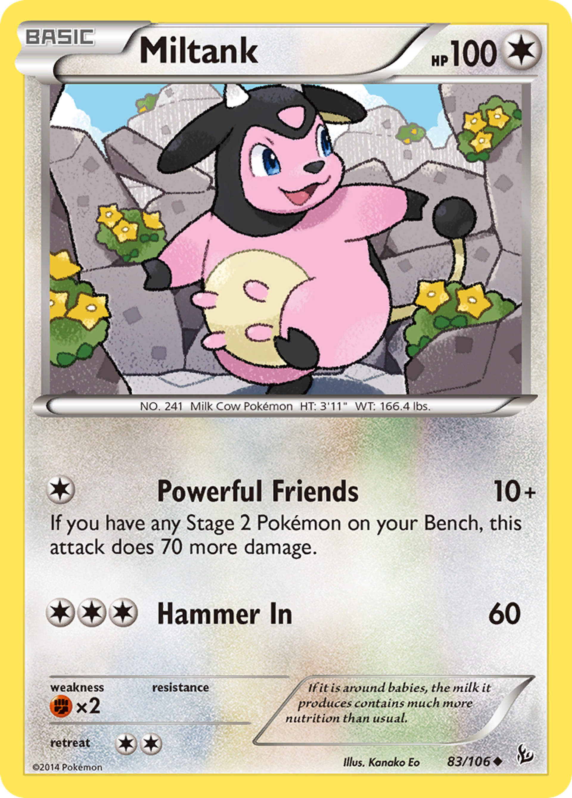 Miltank — XY - Flashfire — Pokemon
