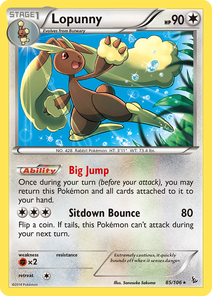 Lopunny — XY - Flashfire — Pokemon
