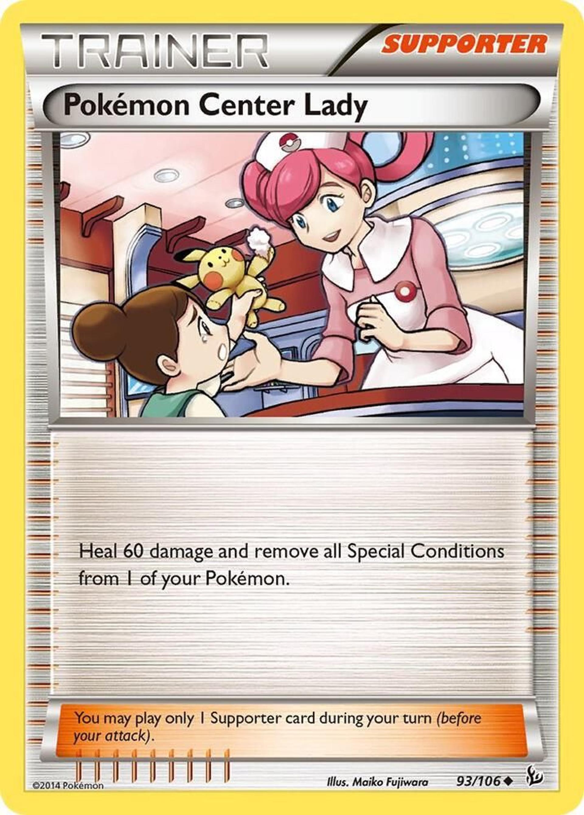 Pokemon Center Lady — XY - Flashfire — Pokémon