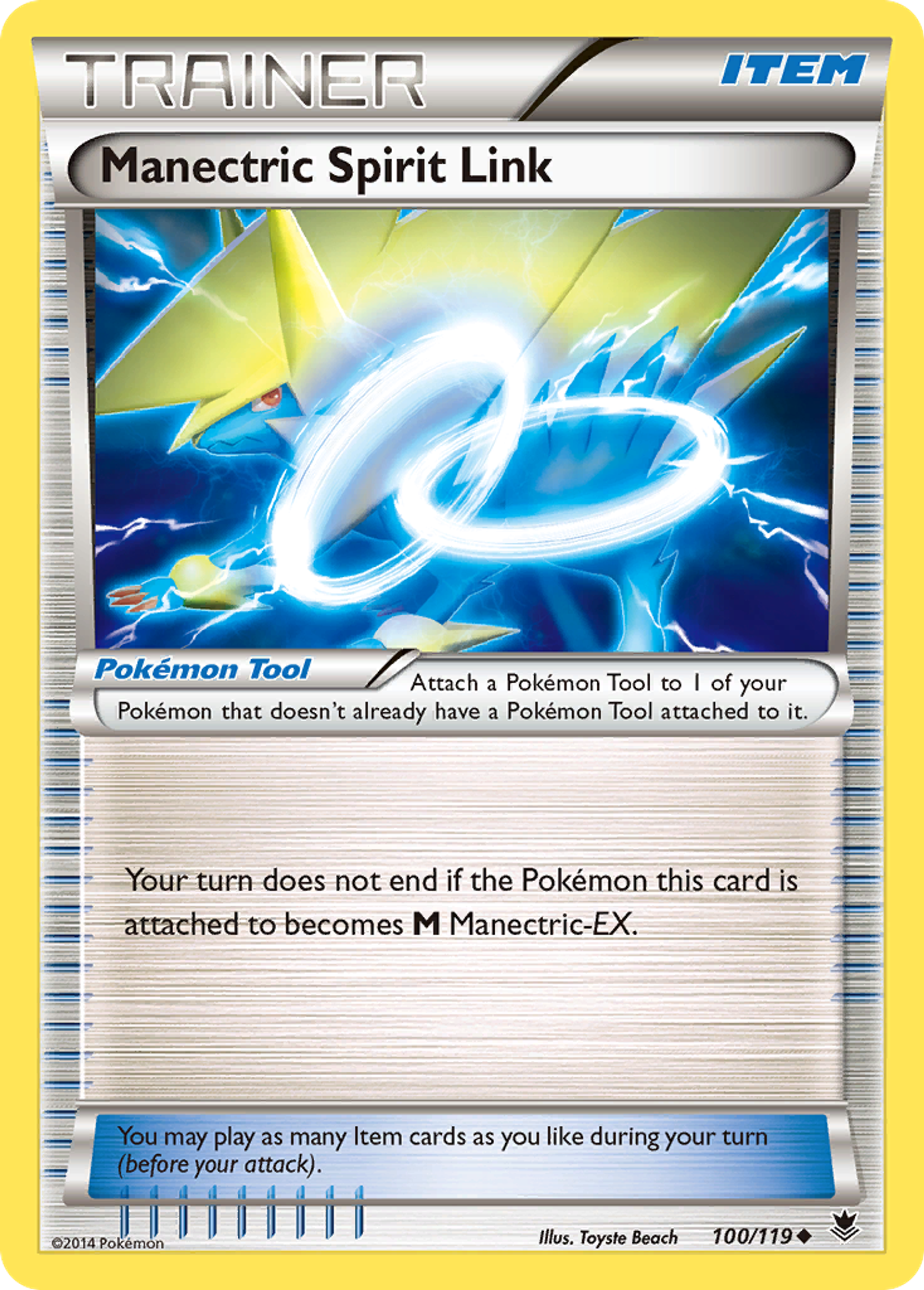 Manectric Spirit Link — XY - Phantom Forces — Pokemon
