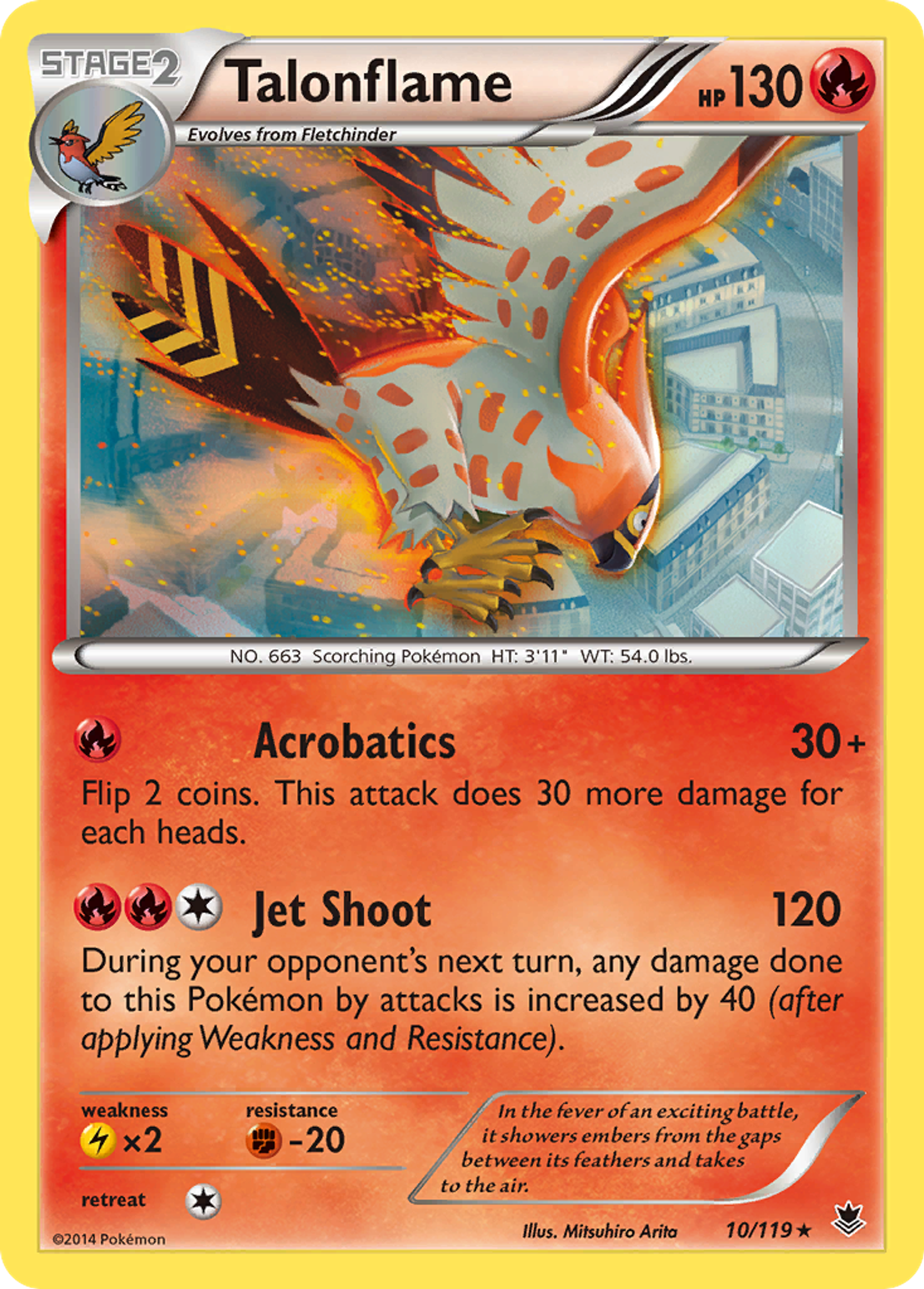 Talonflame — XY - Phantom Forces — Pokemon