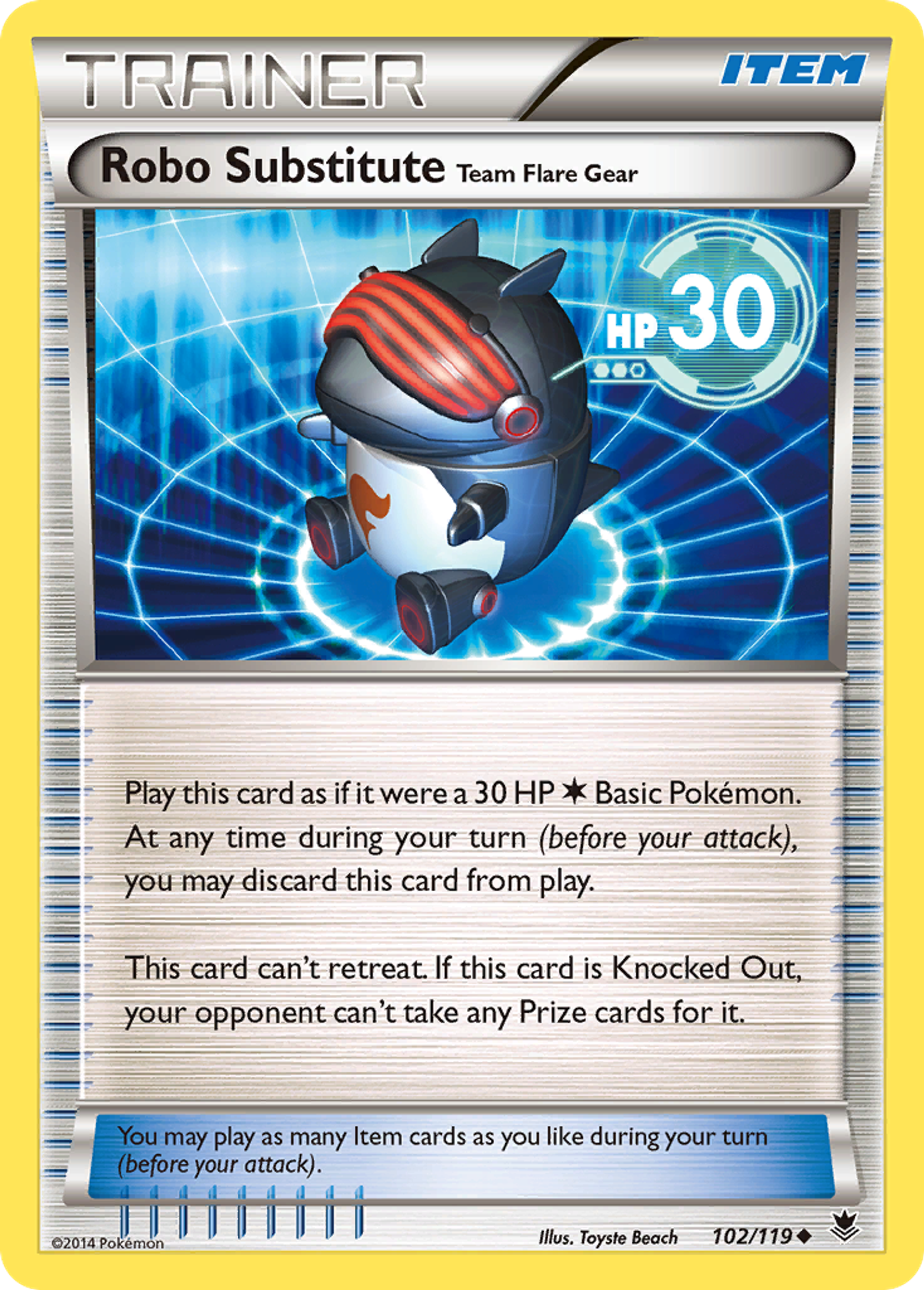 Robo Substitute — XY - Phantom Forces — Pokemon