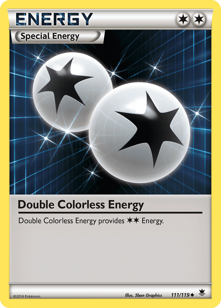 Double Énergie Incolore — XY - Phantom Forces — Pokemon