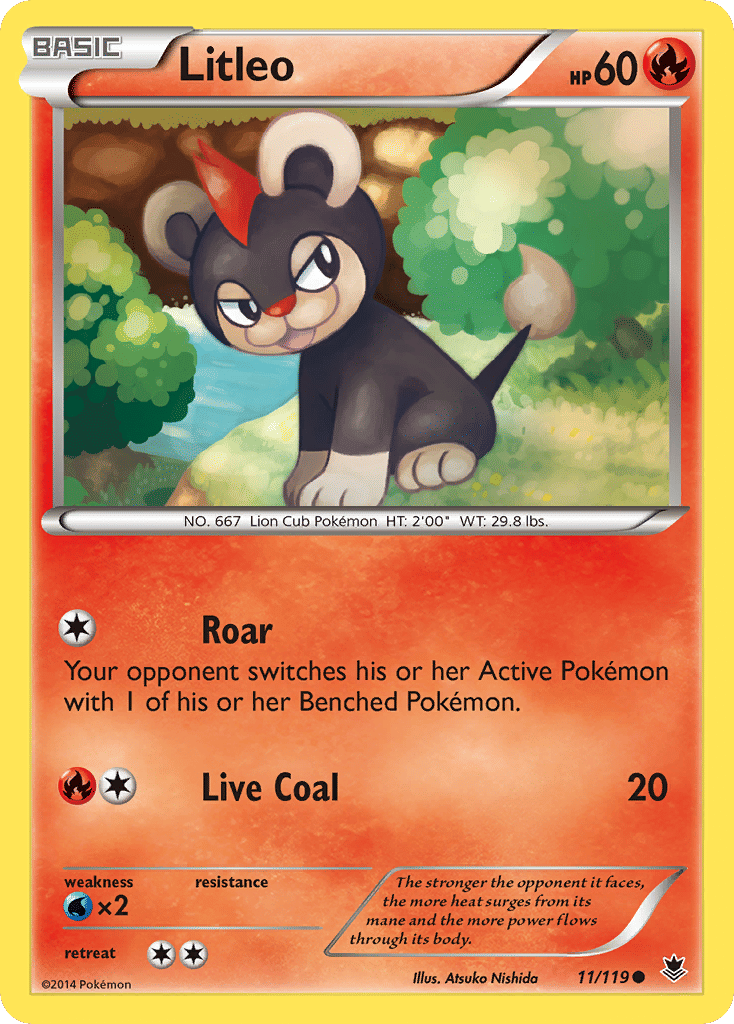 Litleo — XY - Phantom Forces — Pokemon