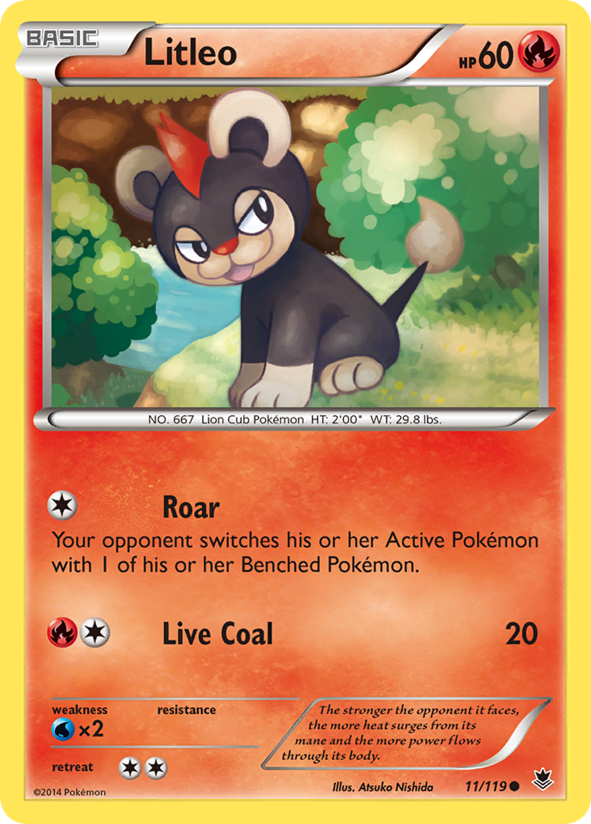 Litleo — XY - Phantom Forces — Pokemon