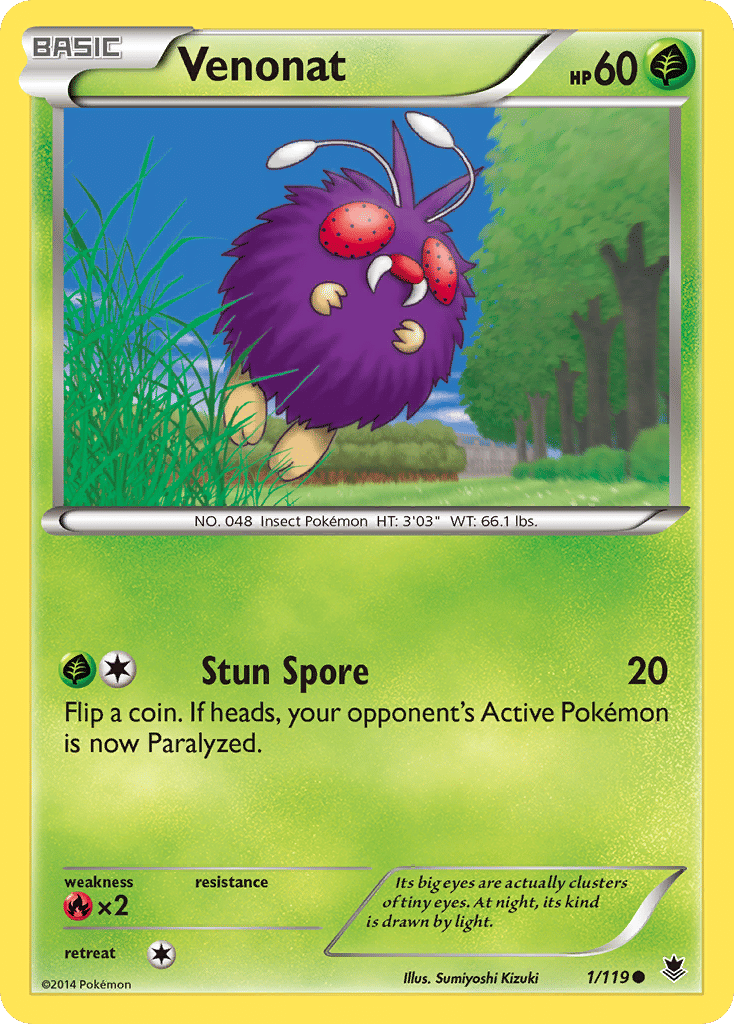 Venonat — XY - Phantom Forces — Pokemon
