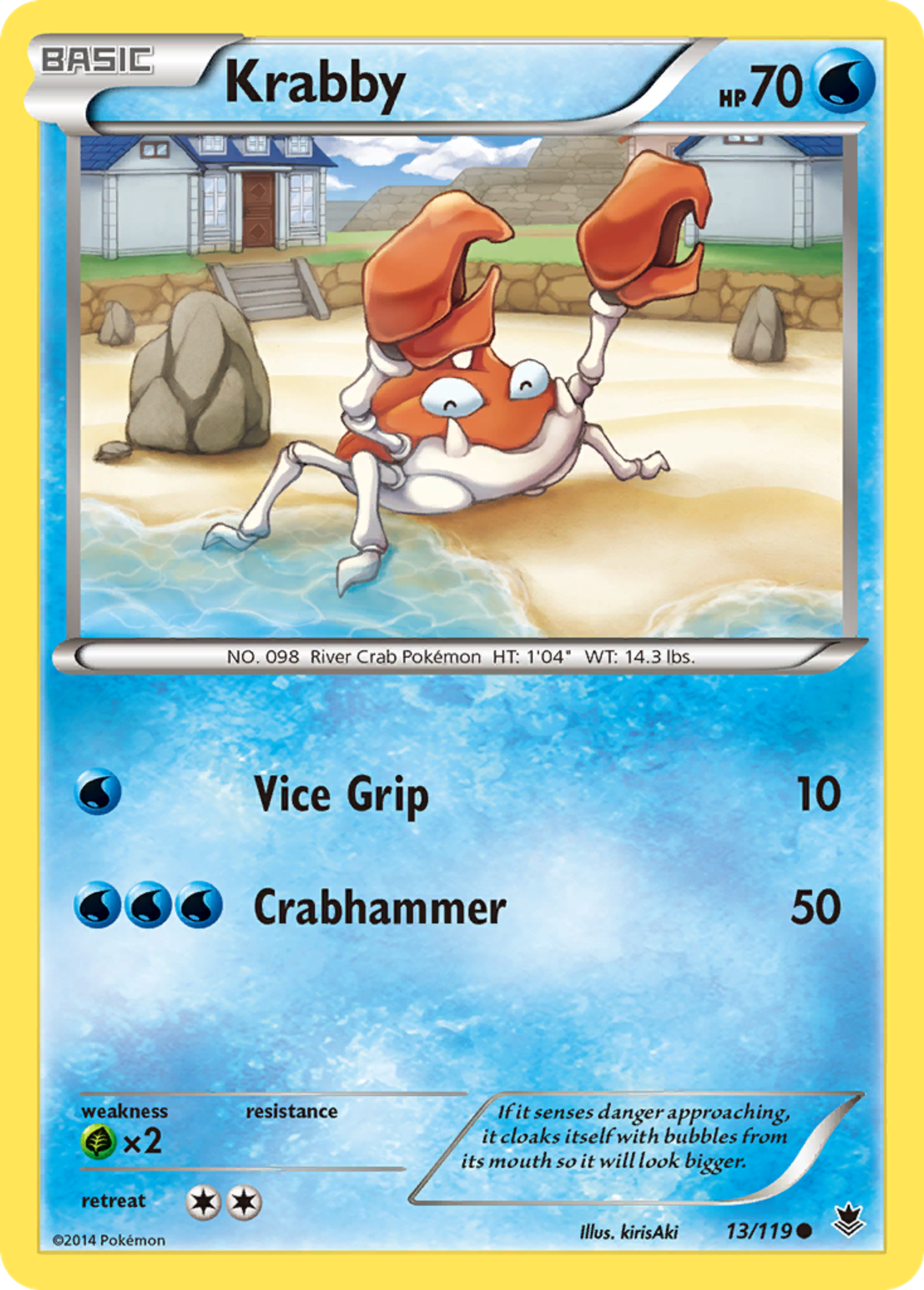 Krabby — XY - Phantom Forces — Pokemon