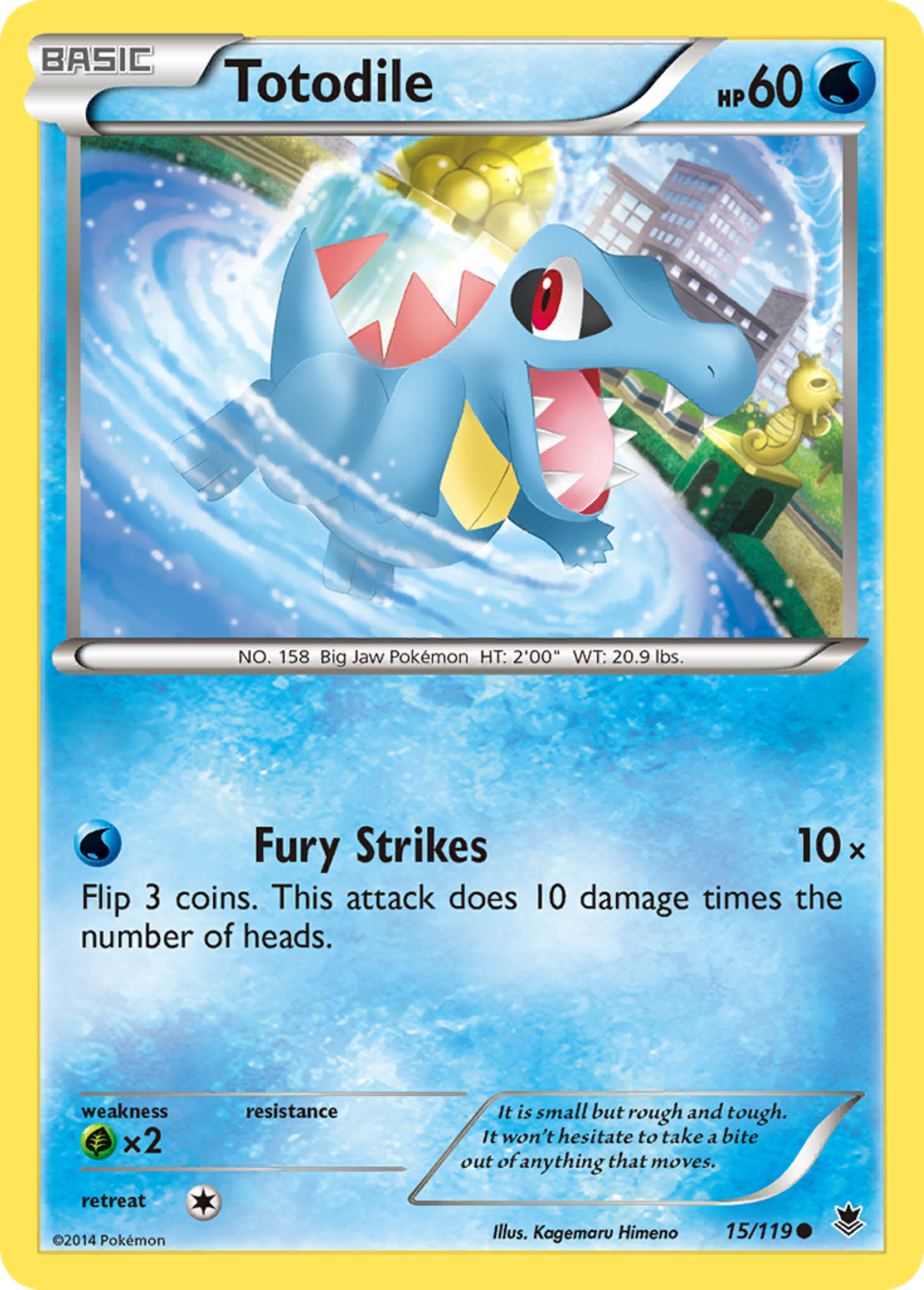 Totodile — XY - Phantom Forces — Pokemon