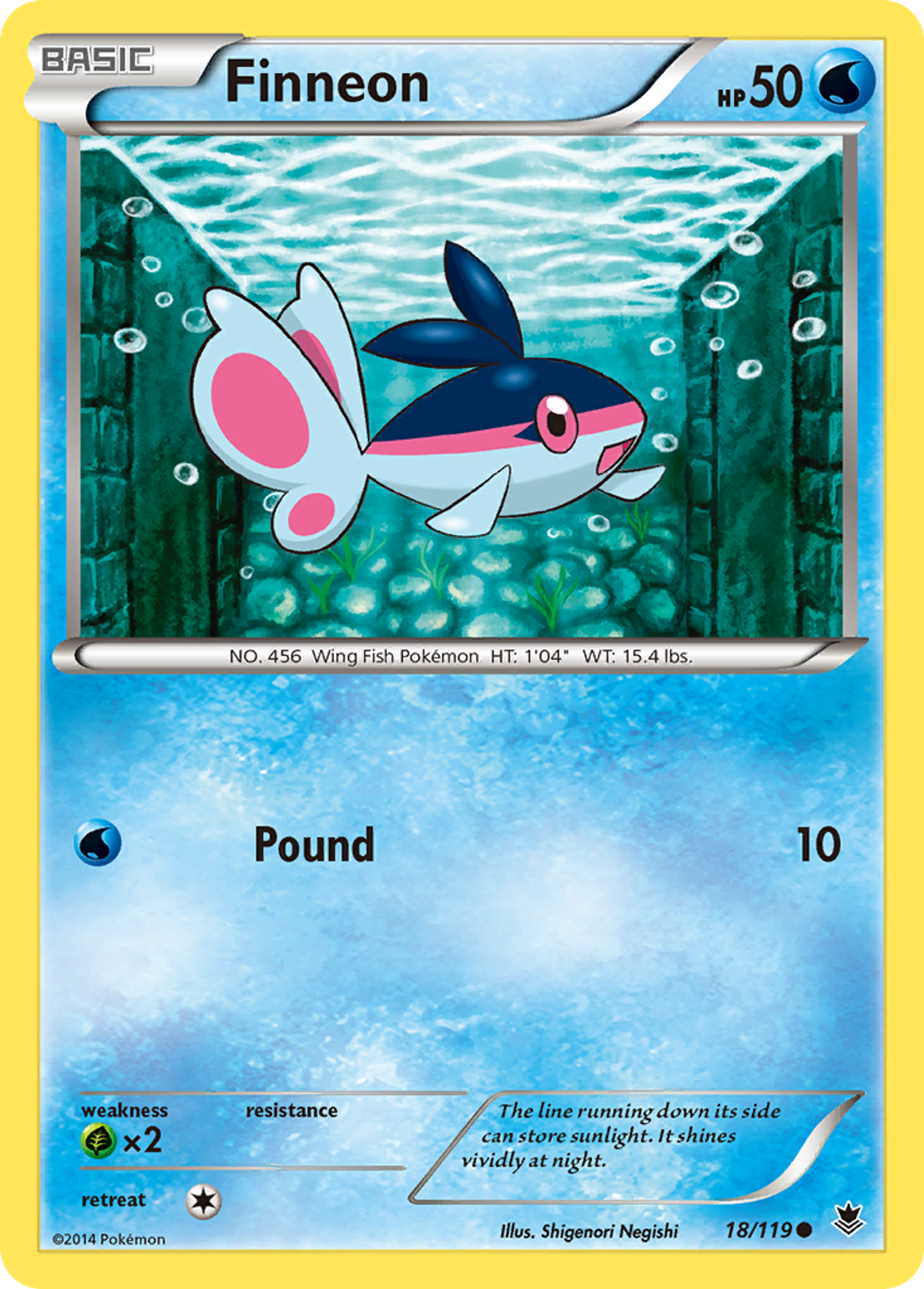 Finneon — XY - Phantom Forces — Pokemon