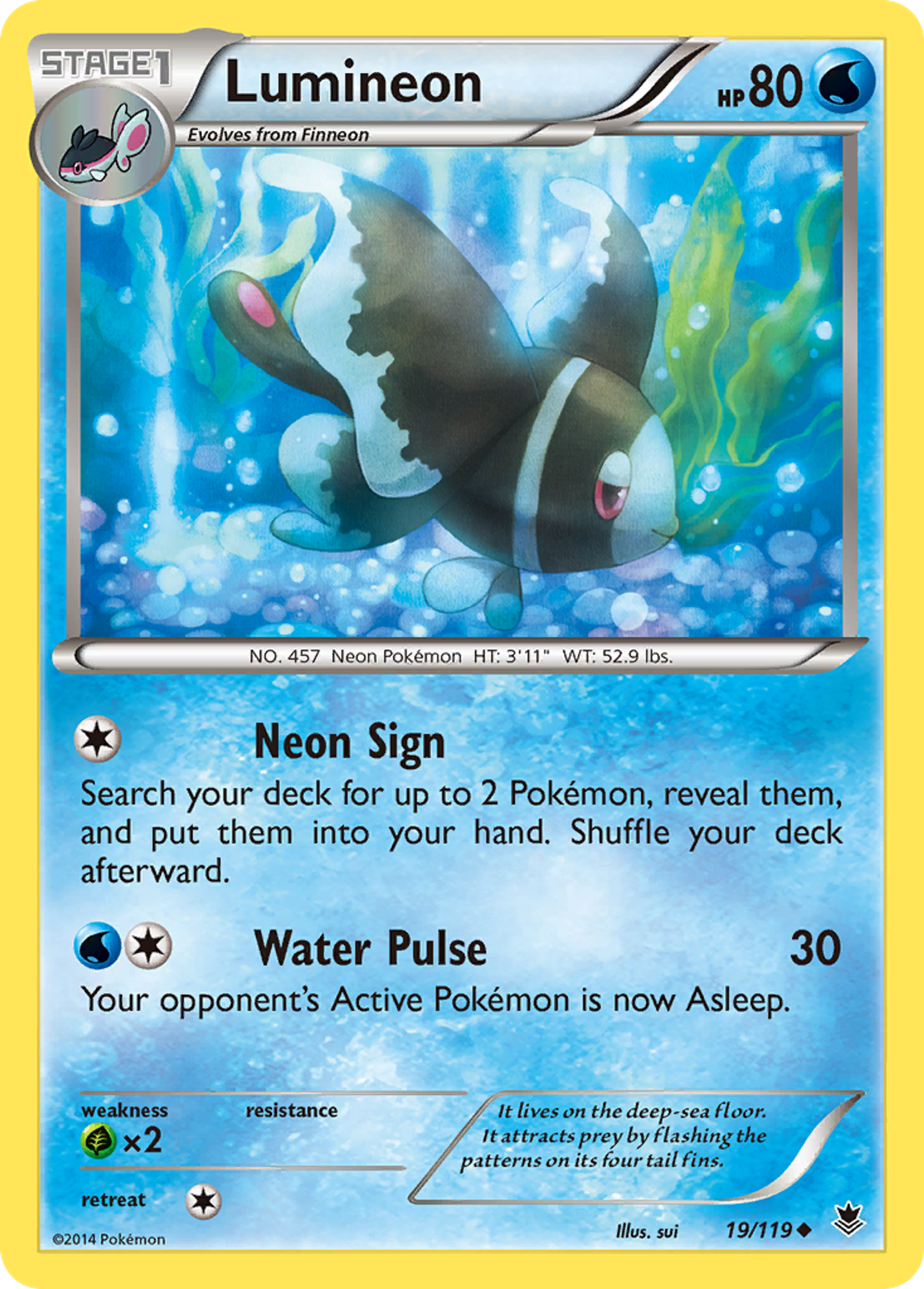 Lumineon — XY - Phantom Forces — Pokemon