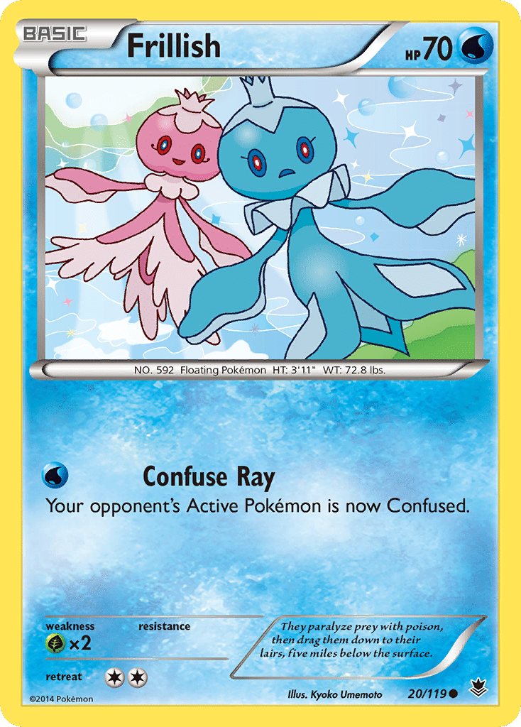 Frillish — XY - Phantom Forces — Pokemon