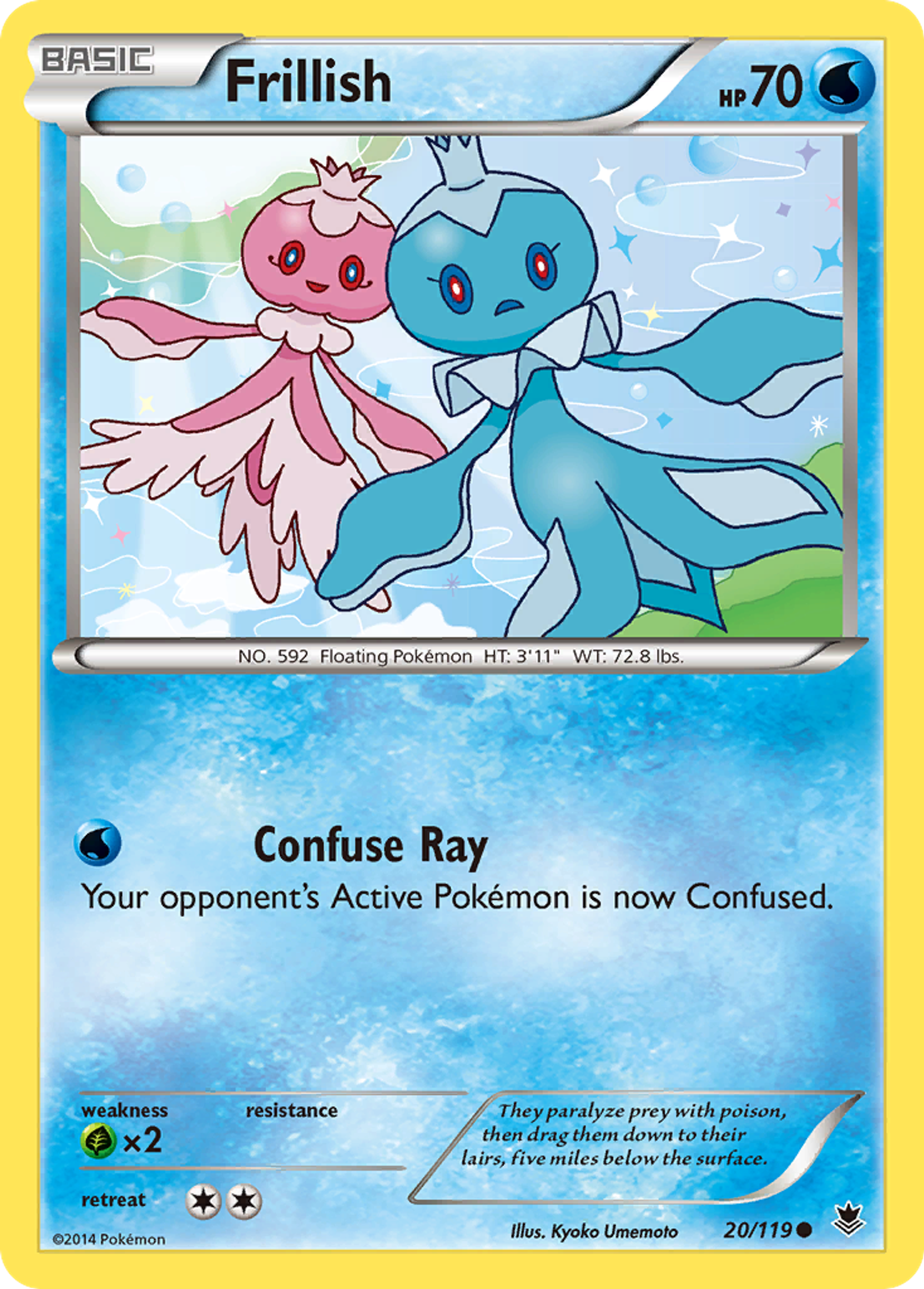 Frillish — XY - Phantom Forces — Pokemon