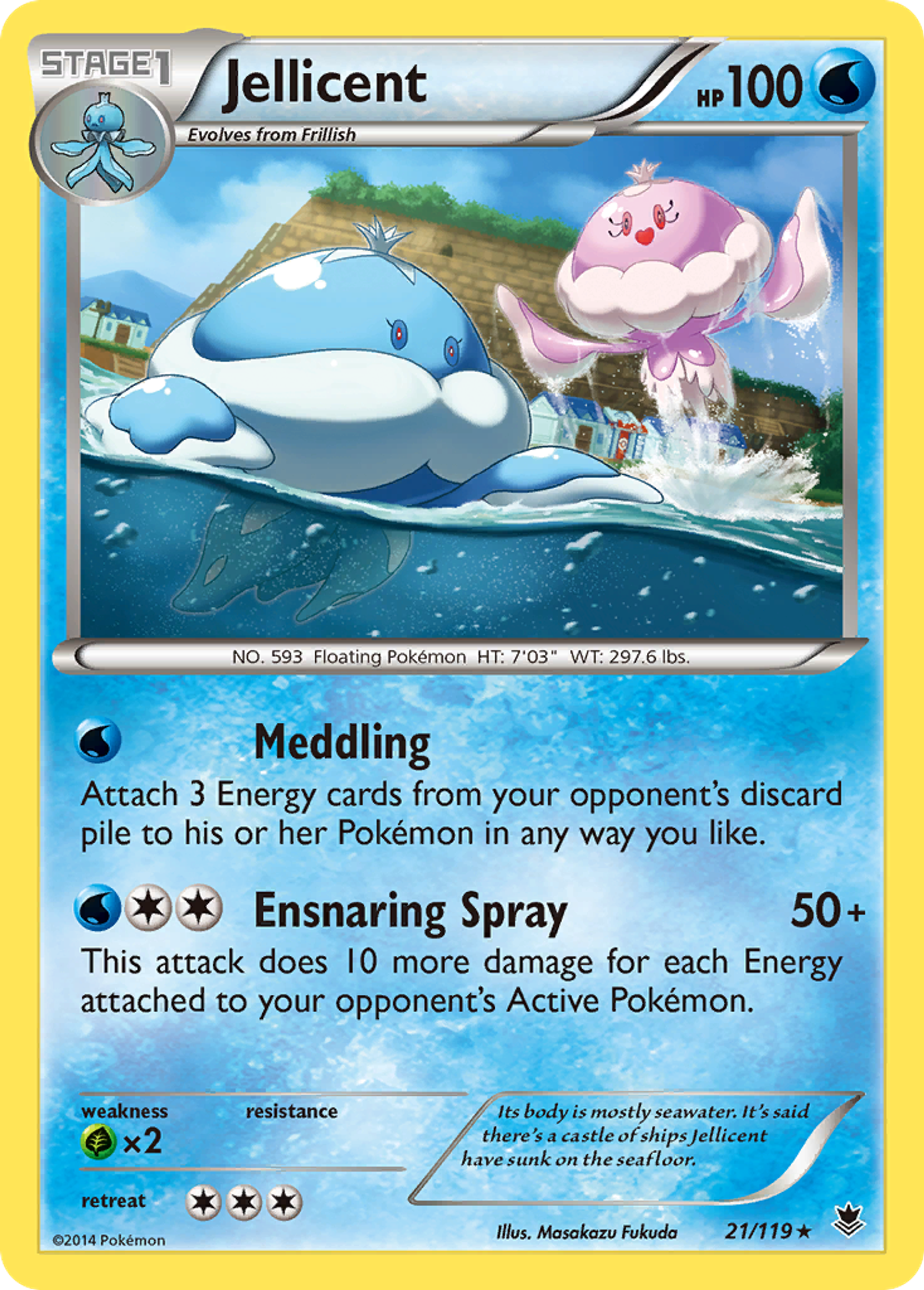 Jellicent — XY - Phantom Forces — Pokemon