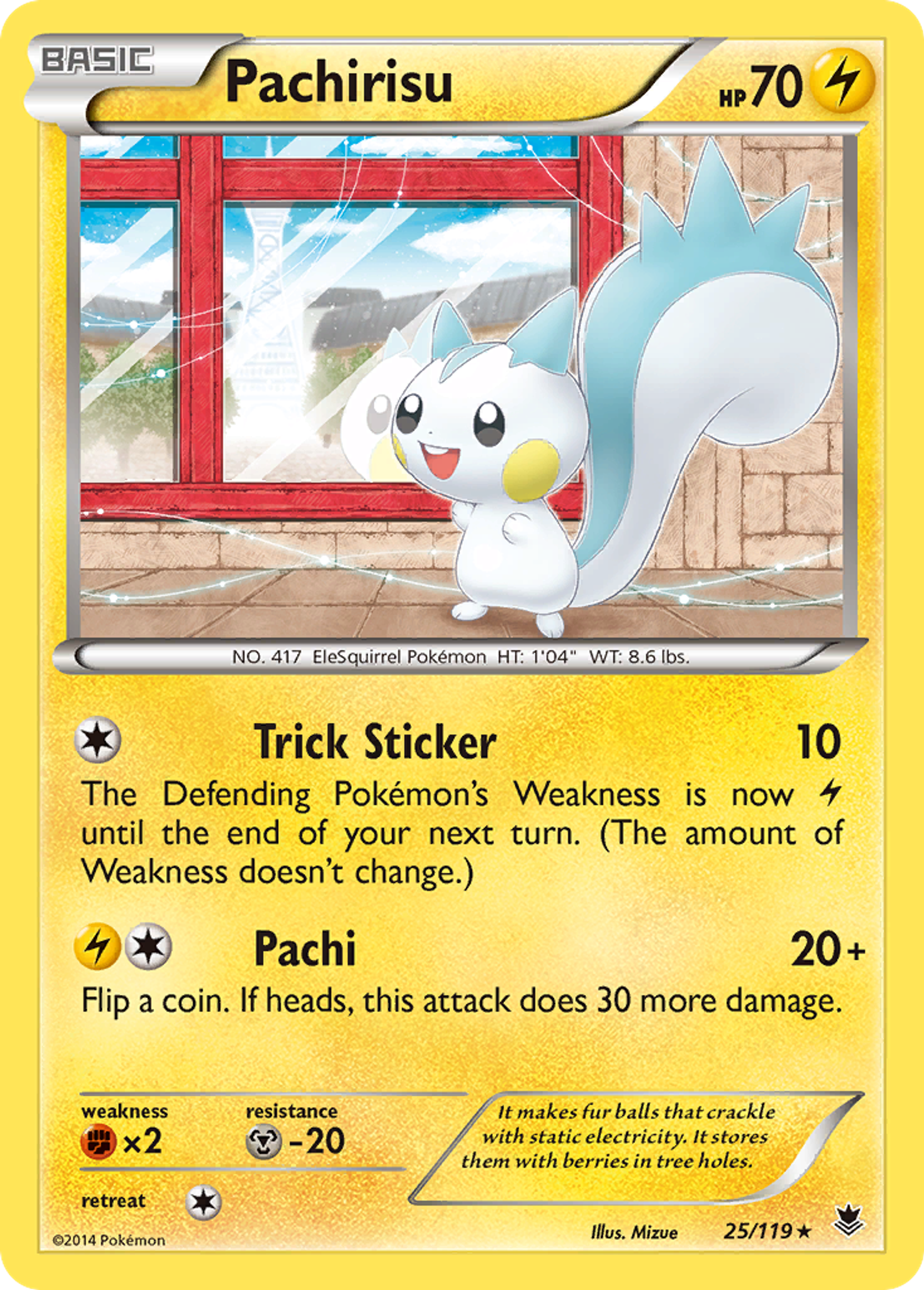 Pachirisu — XY - Phantom Forces — Pokemon