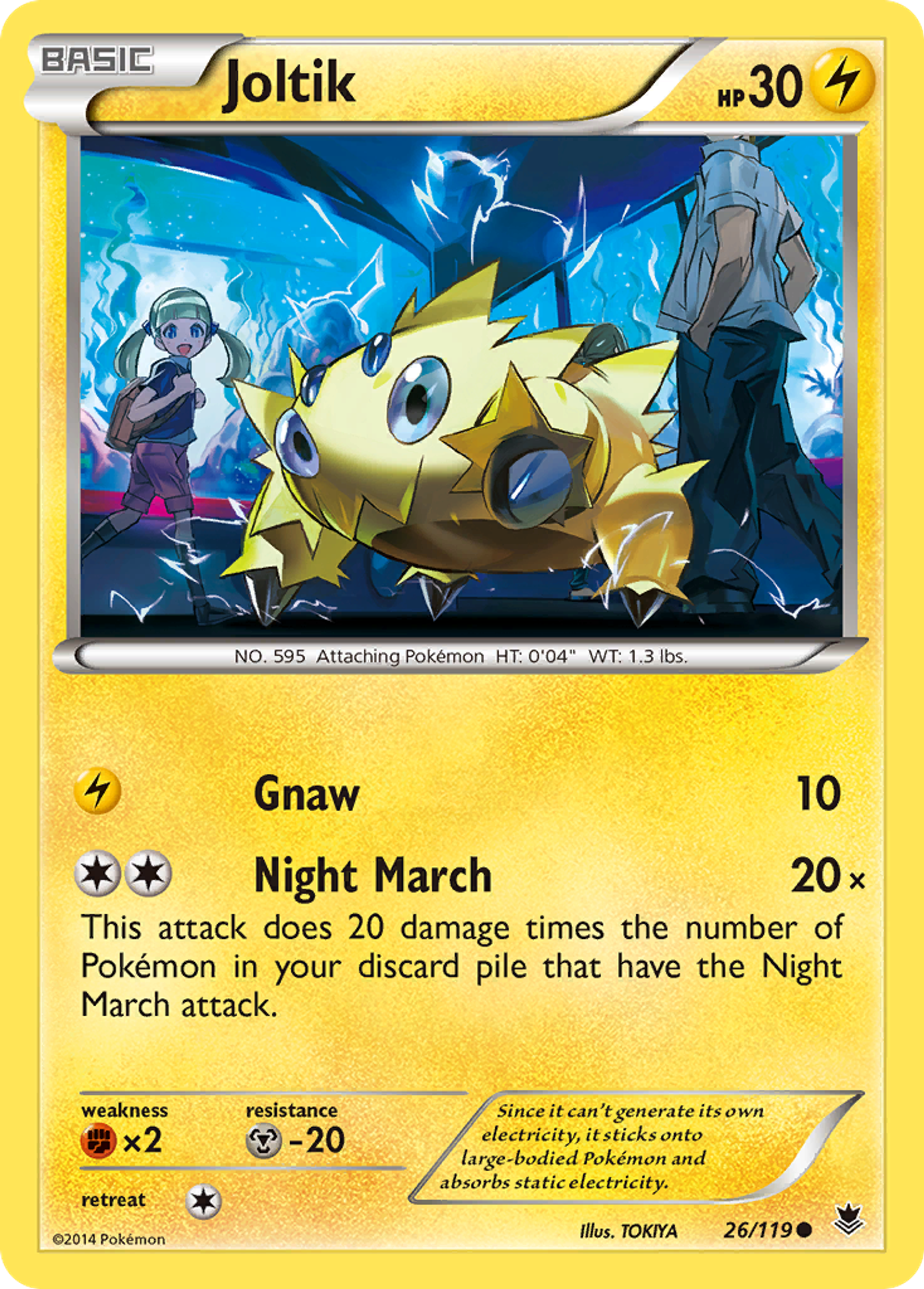 Joltik — XY - Phantom Forces — Pokemon