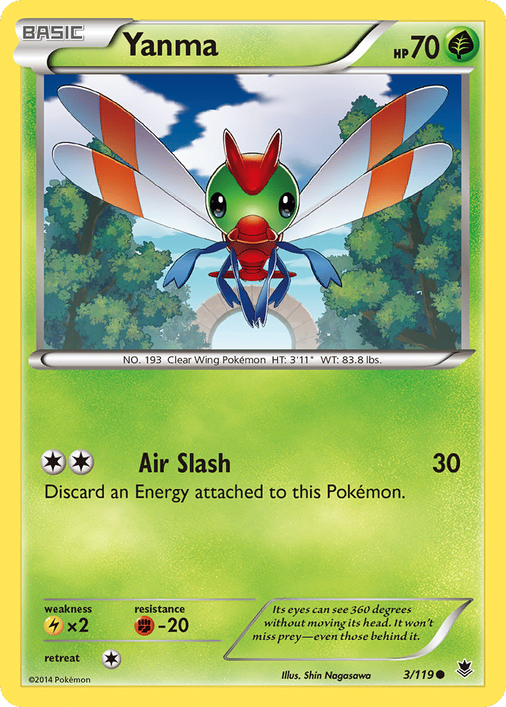 Yanma — XY - Phantom Forces — Pokemon