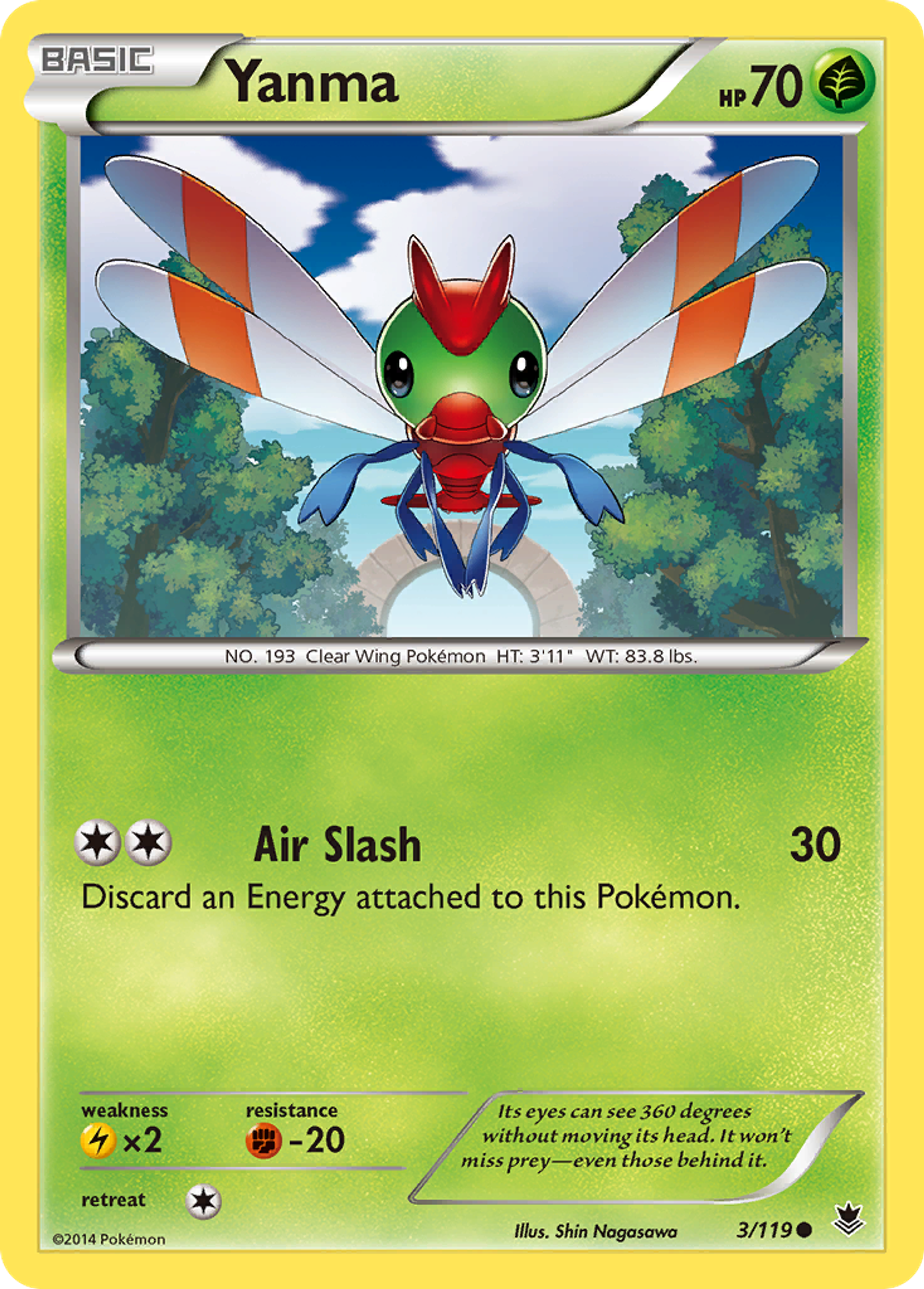 Yanma — XY - Phantom Forces — Pokemon