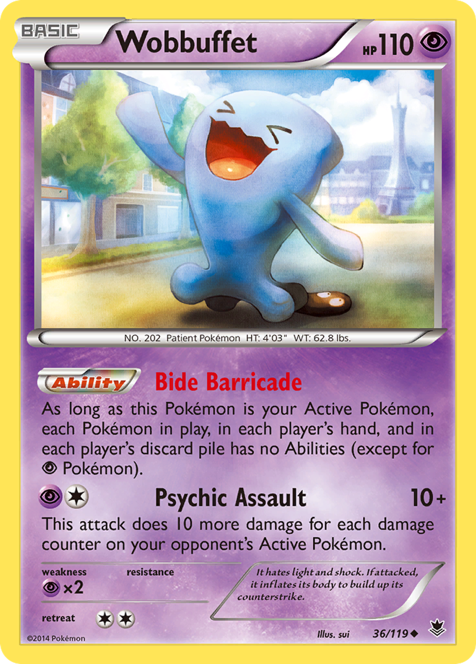 Wobbuffet — XY - Phantom Forces — Pokemon