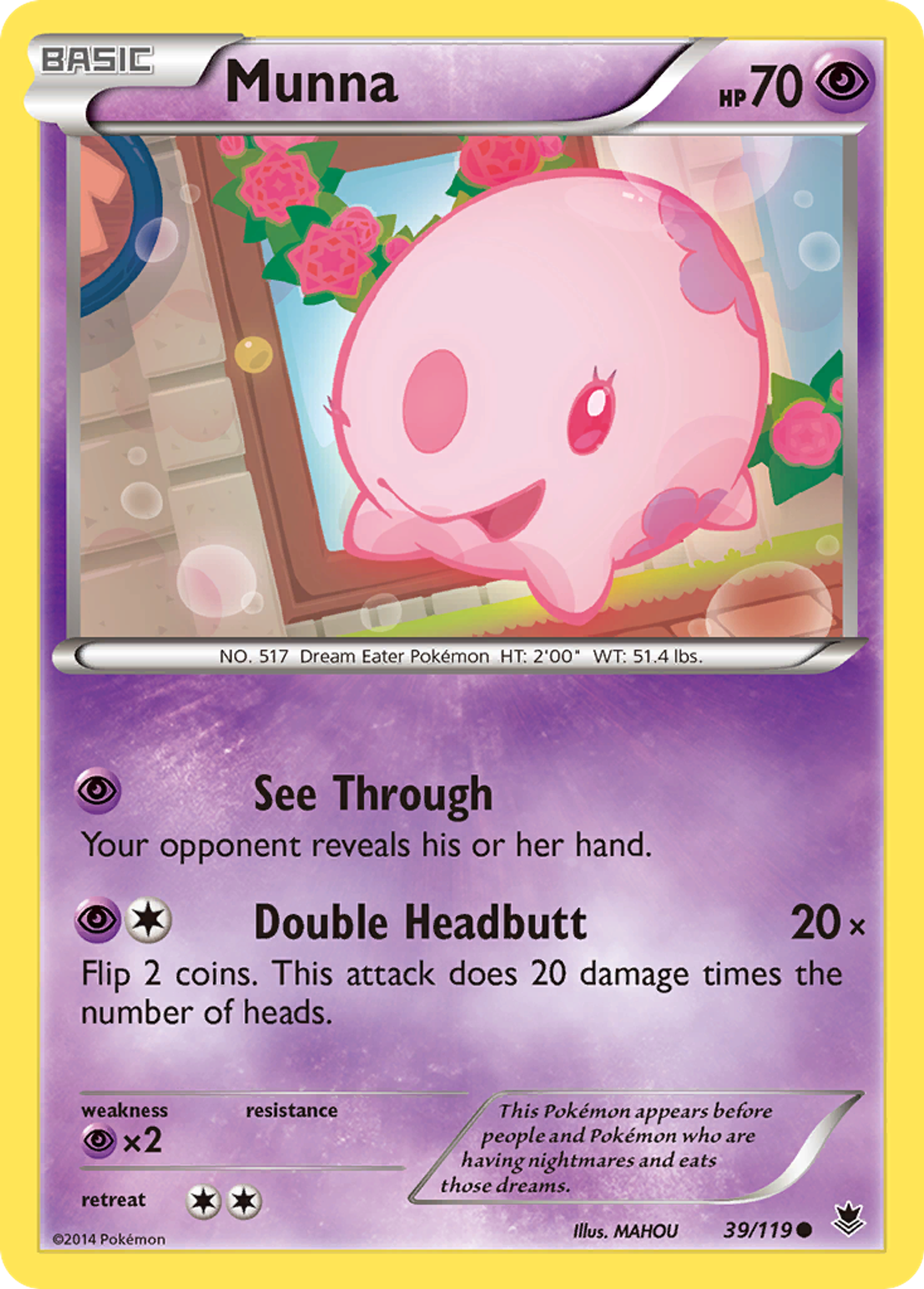 Munna — XY - Phantom Forces — Pokemon