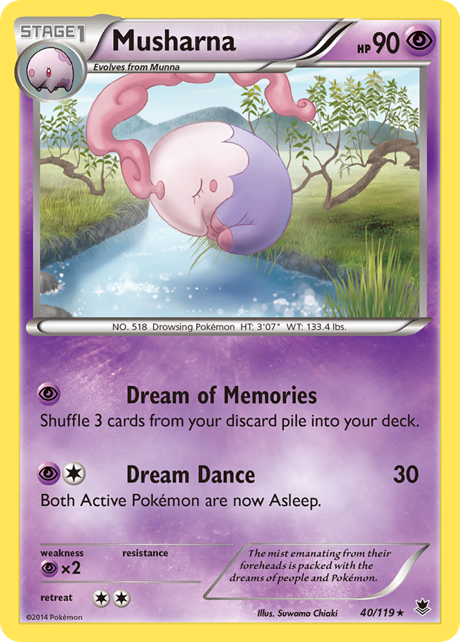 Musharna — XY - Phantom Forces — Pokemon
