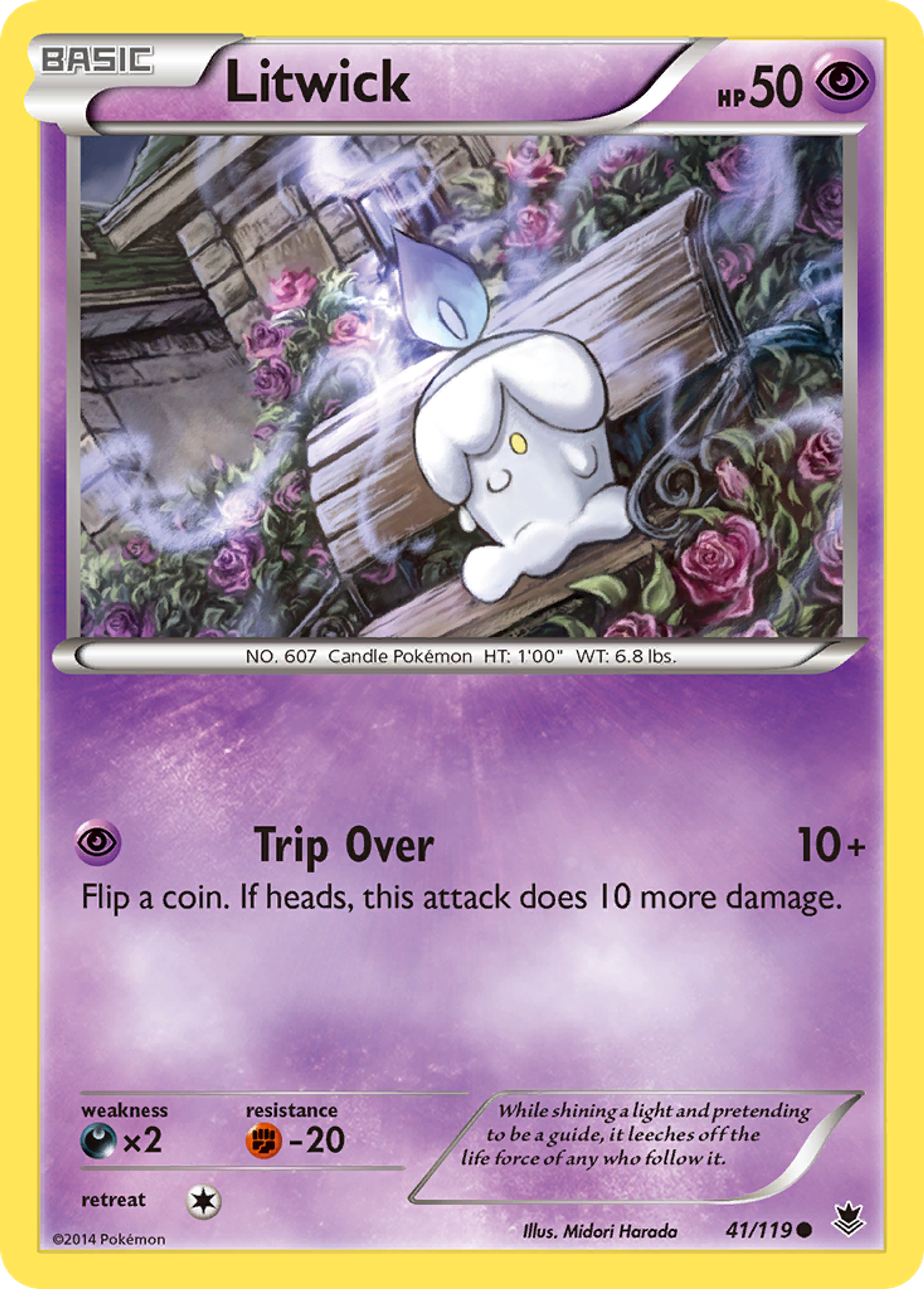 Litwick — XY - Phantom Forces — Pokemon