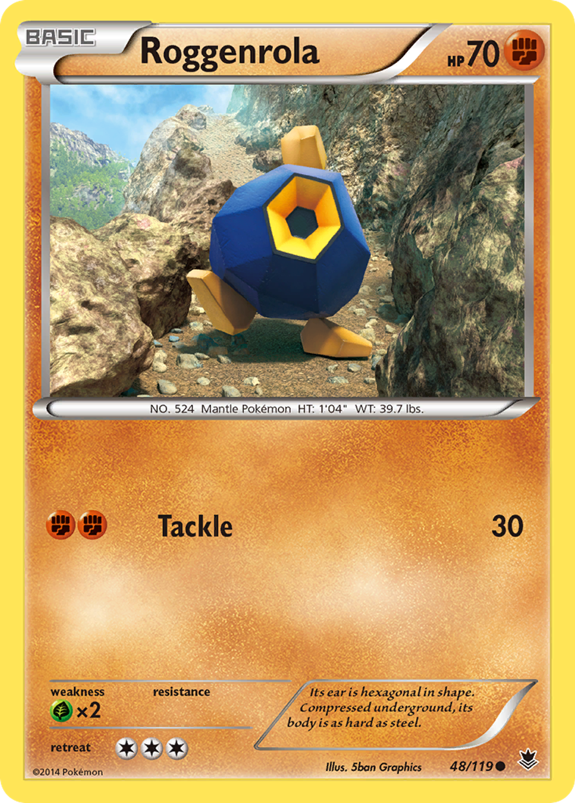 Roggenrola — XY - Phantom Forces — Pokemon