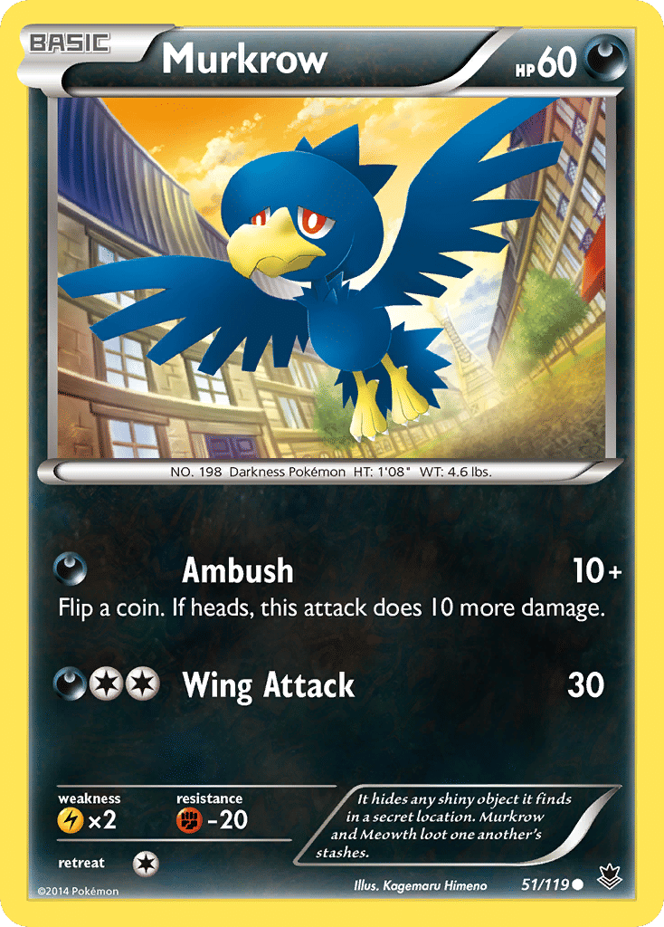 Murkrow — XY - Phantom Forces — Pokemon