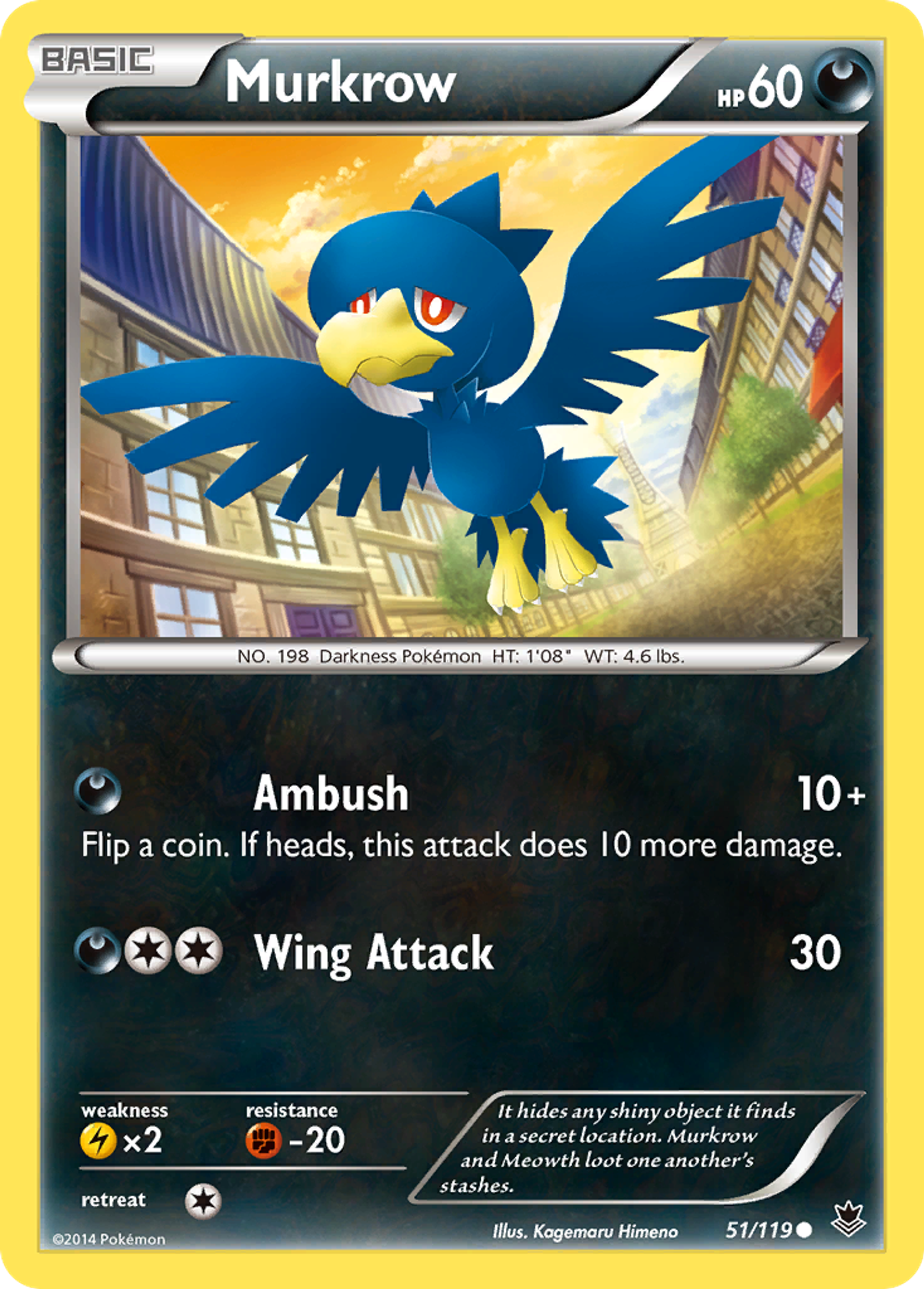 Murkrow — XY - Phantom Forces — Pokemon