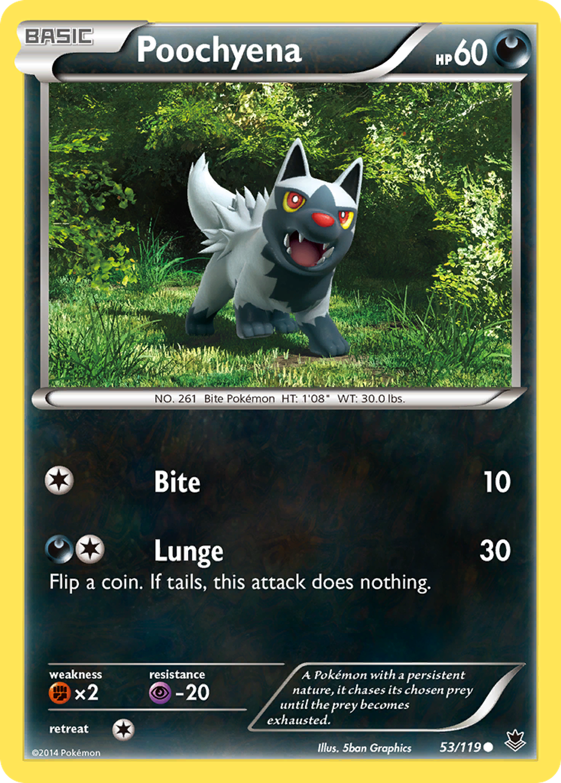 Poochyena — XY - Phantom Forces — Pokemon
