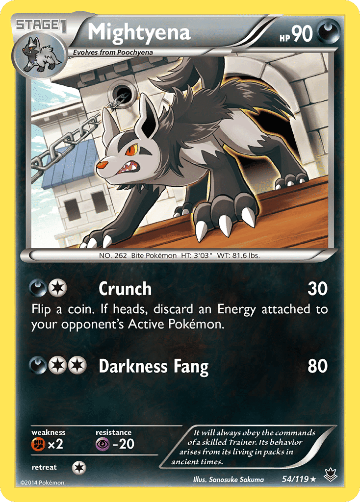 Mightyena — XY - Phantom Forces — Pokemon