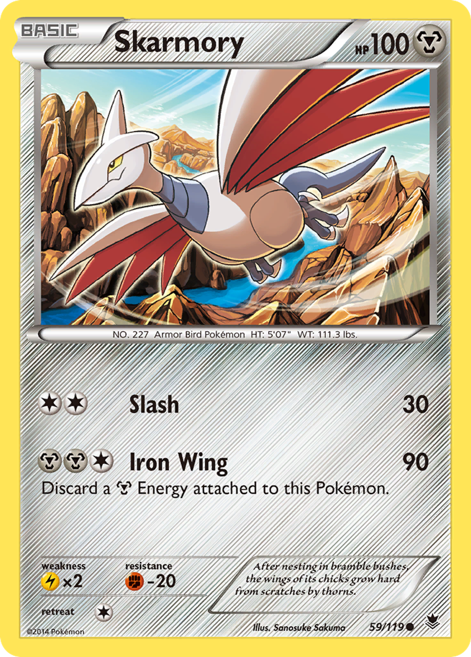 Skarmory — XY - Phantom Forces — Pokemon