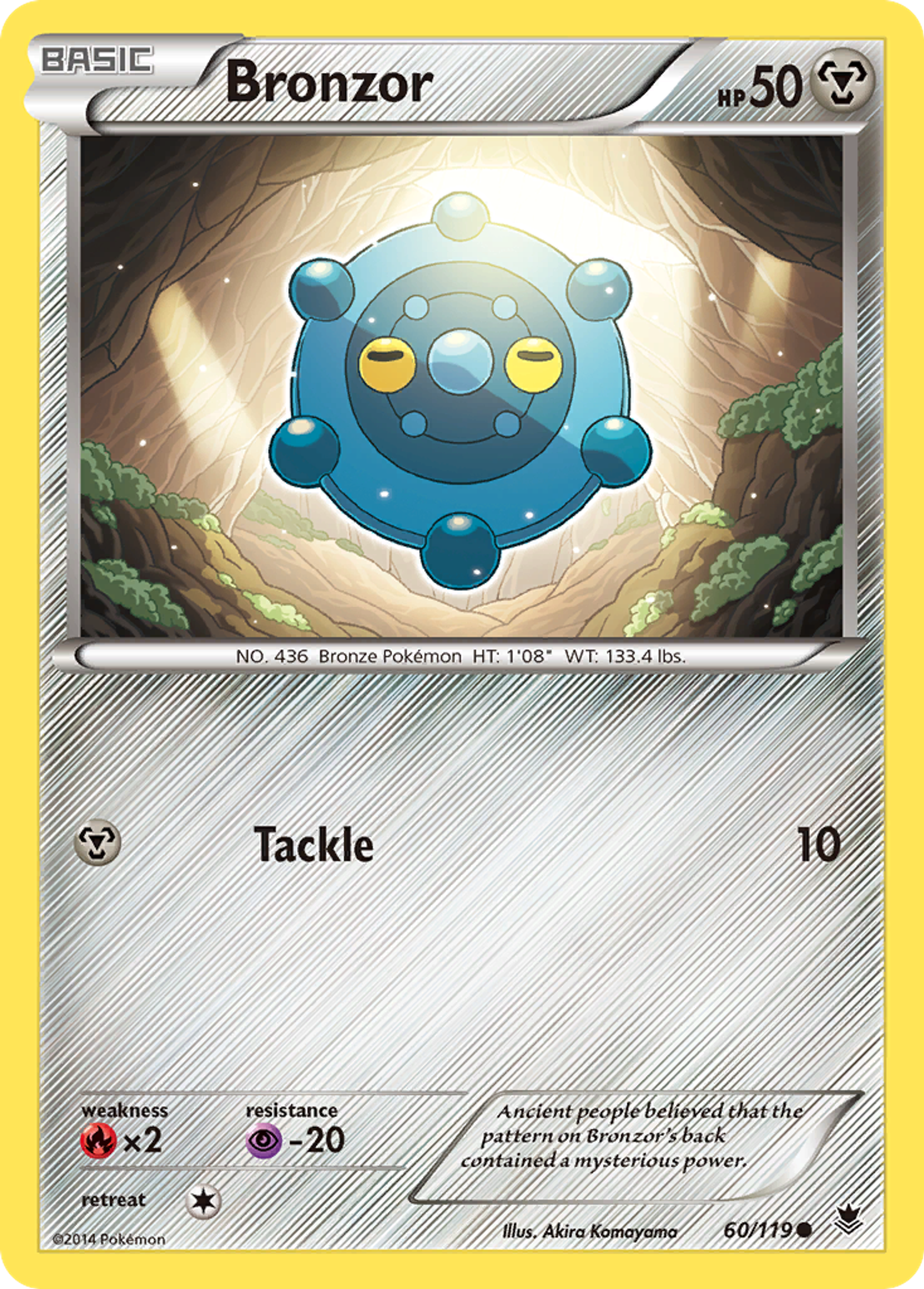 Bronzor — XY - Phantom Forces — Pokemon