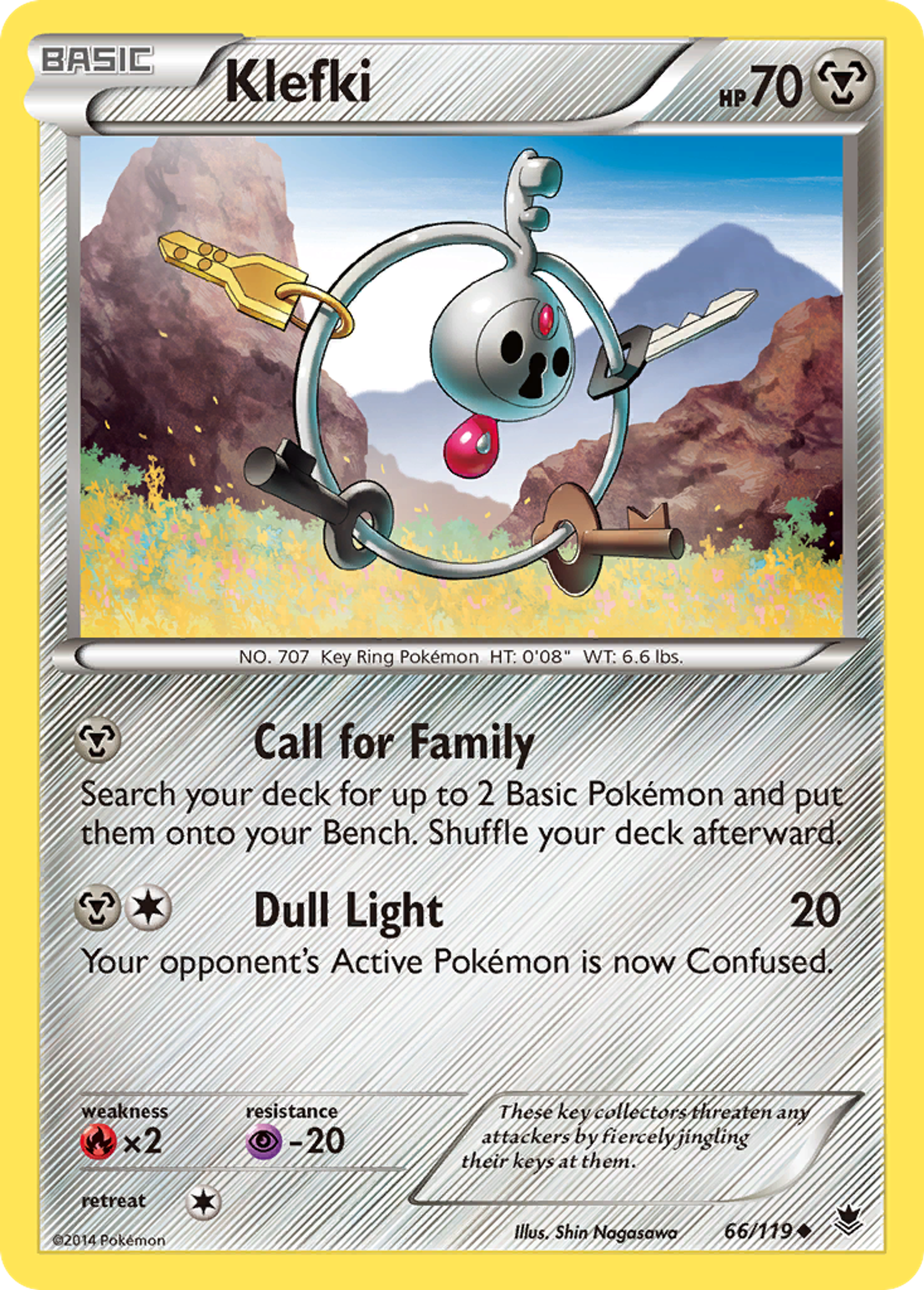 Klefki — XY - Phantom Forces — Pokemon