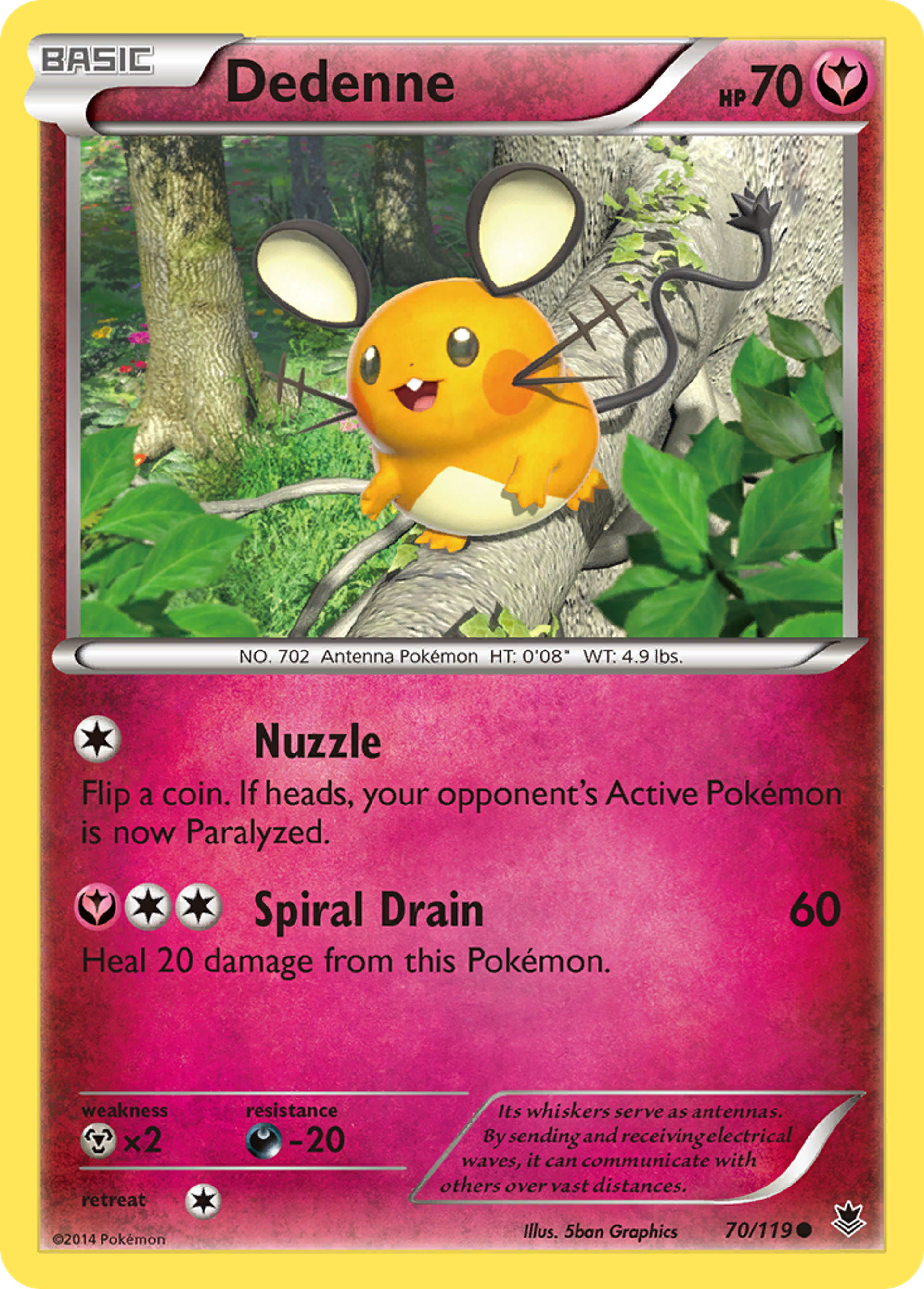 Dedenne — XY - Phantom Forces — Pokemon