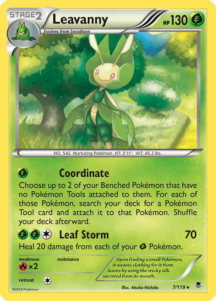 Leavanny — XY - Phantom Forces — Pokemon