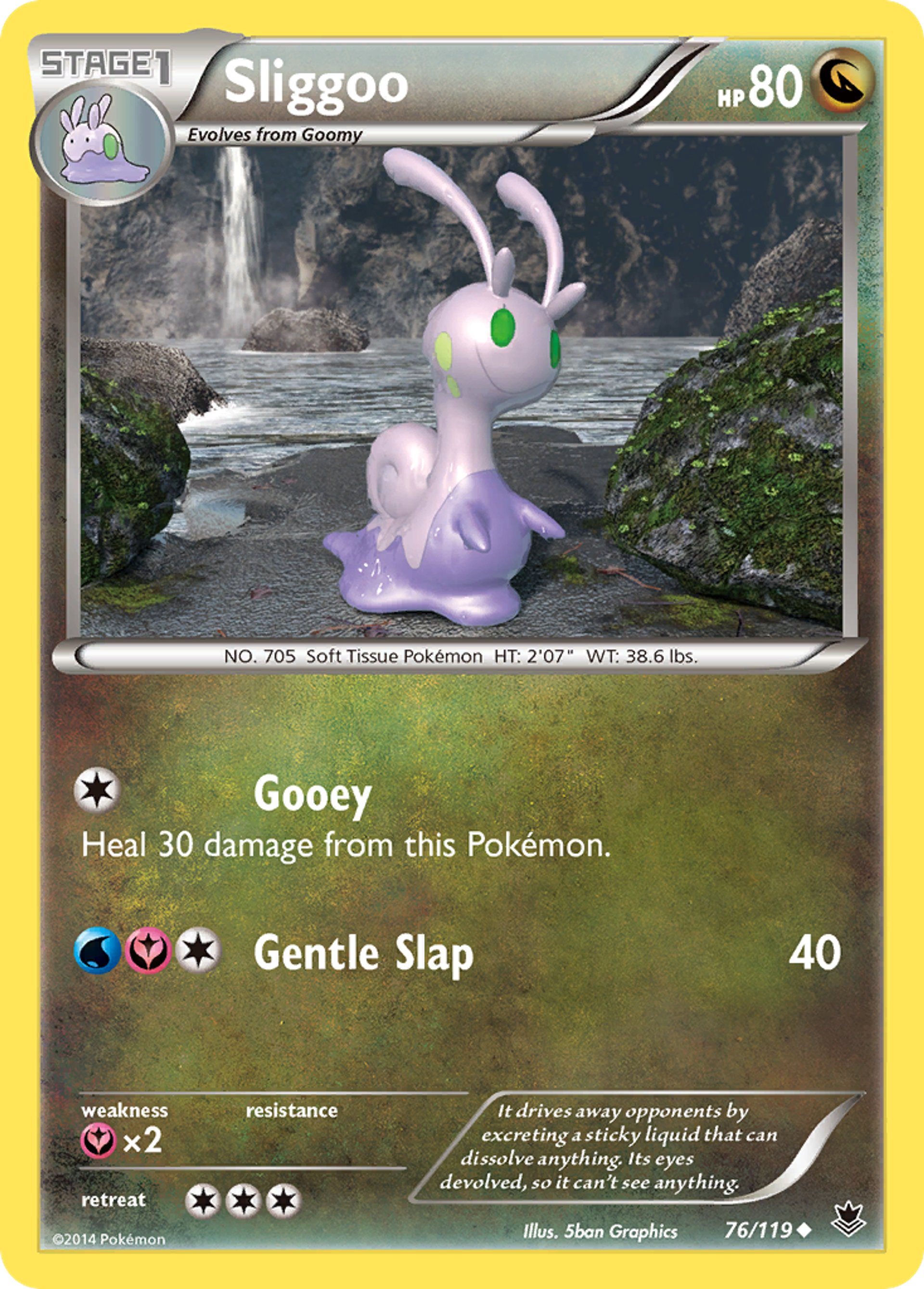 Sliggoo — XY - Phantom Forces — Pokemon