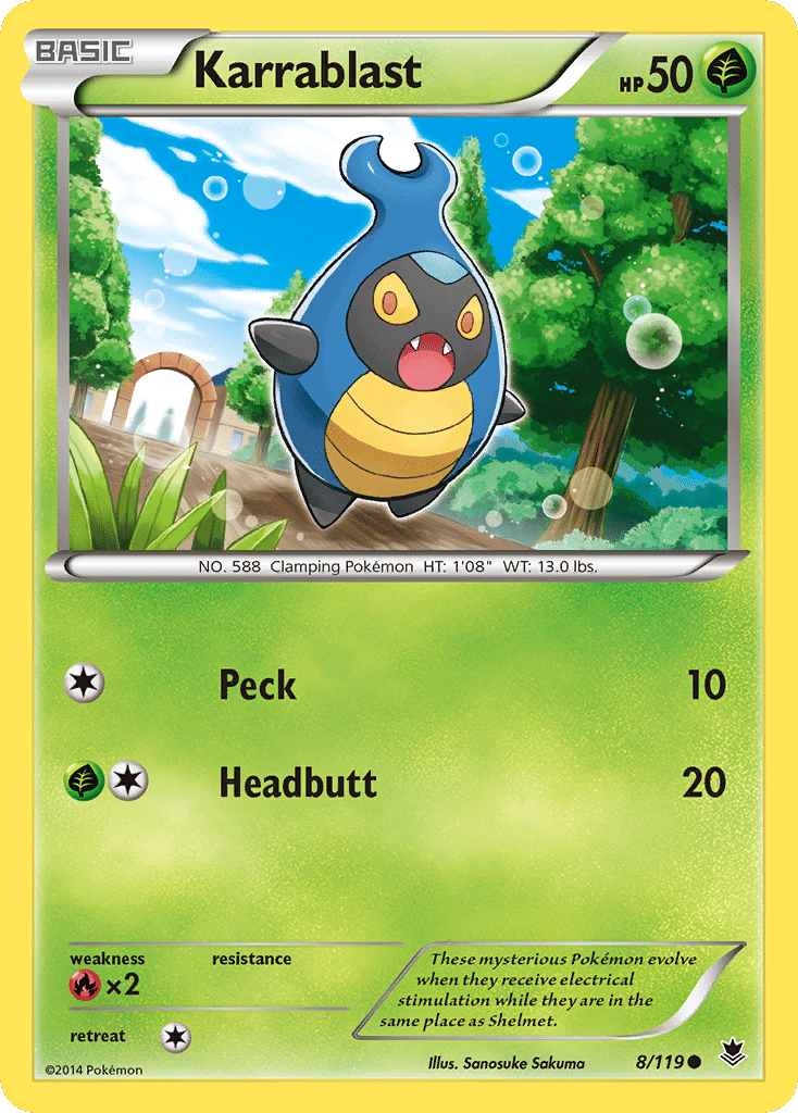 Karrablast — XY - Phantom Forces — Pokemon