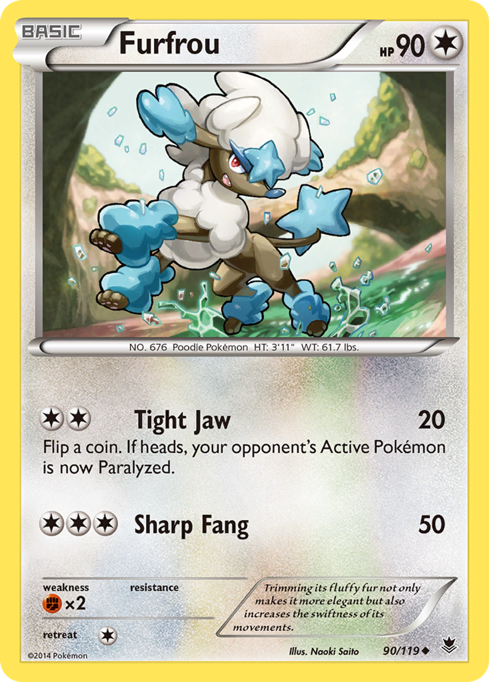 Furfrou — XY - Phantom Forces — Pokemon