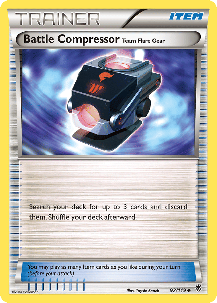 Battle Compressor — XY - Phantom Forces — Pokemon