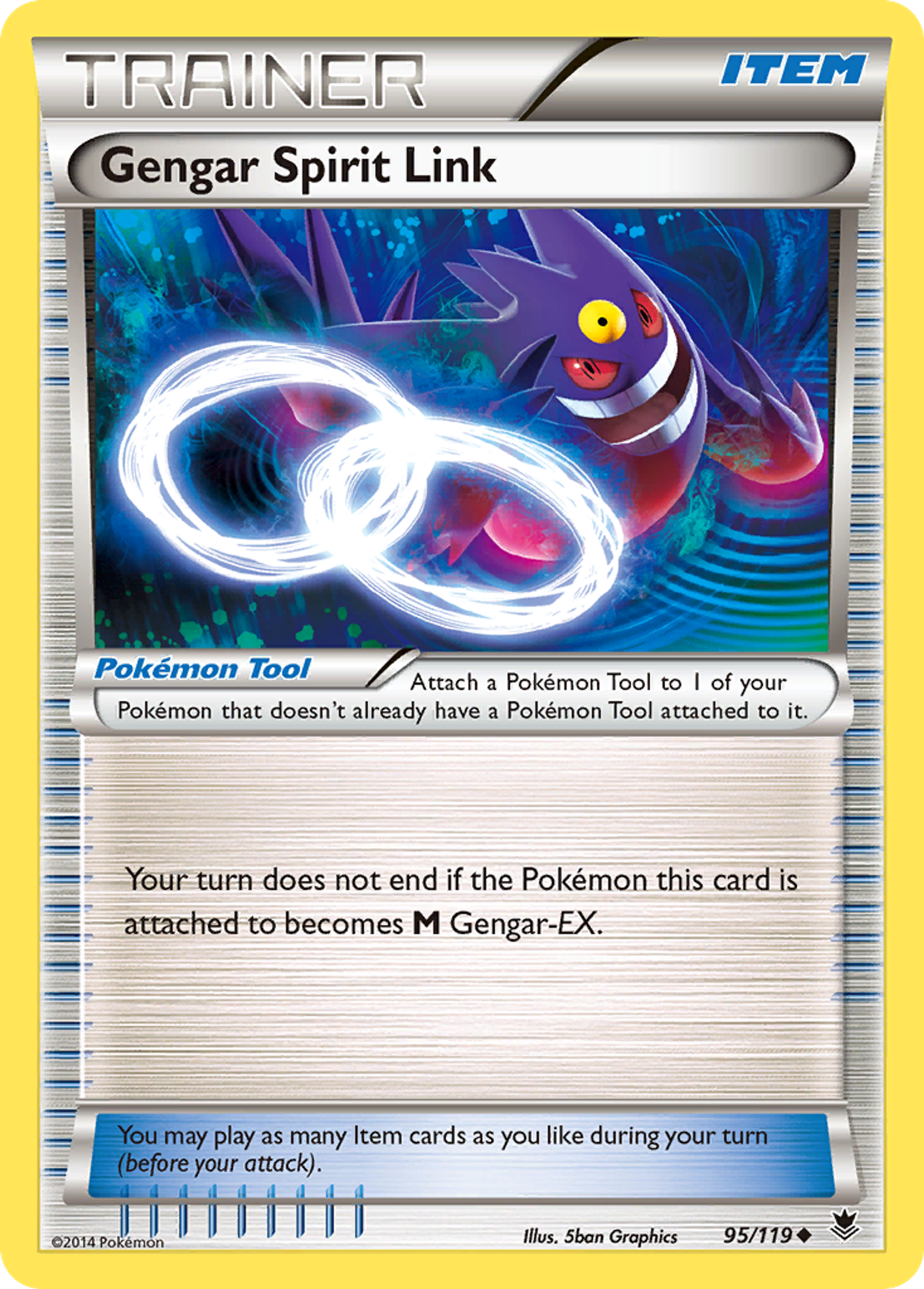 Gengar Spirit Link — XY - Phantom Forces — Pokémon