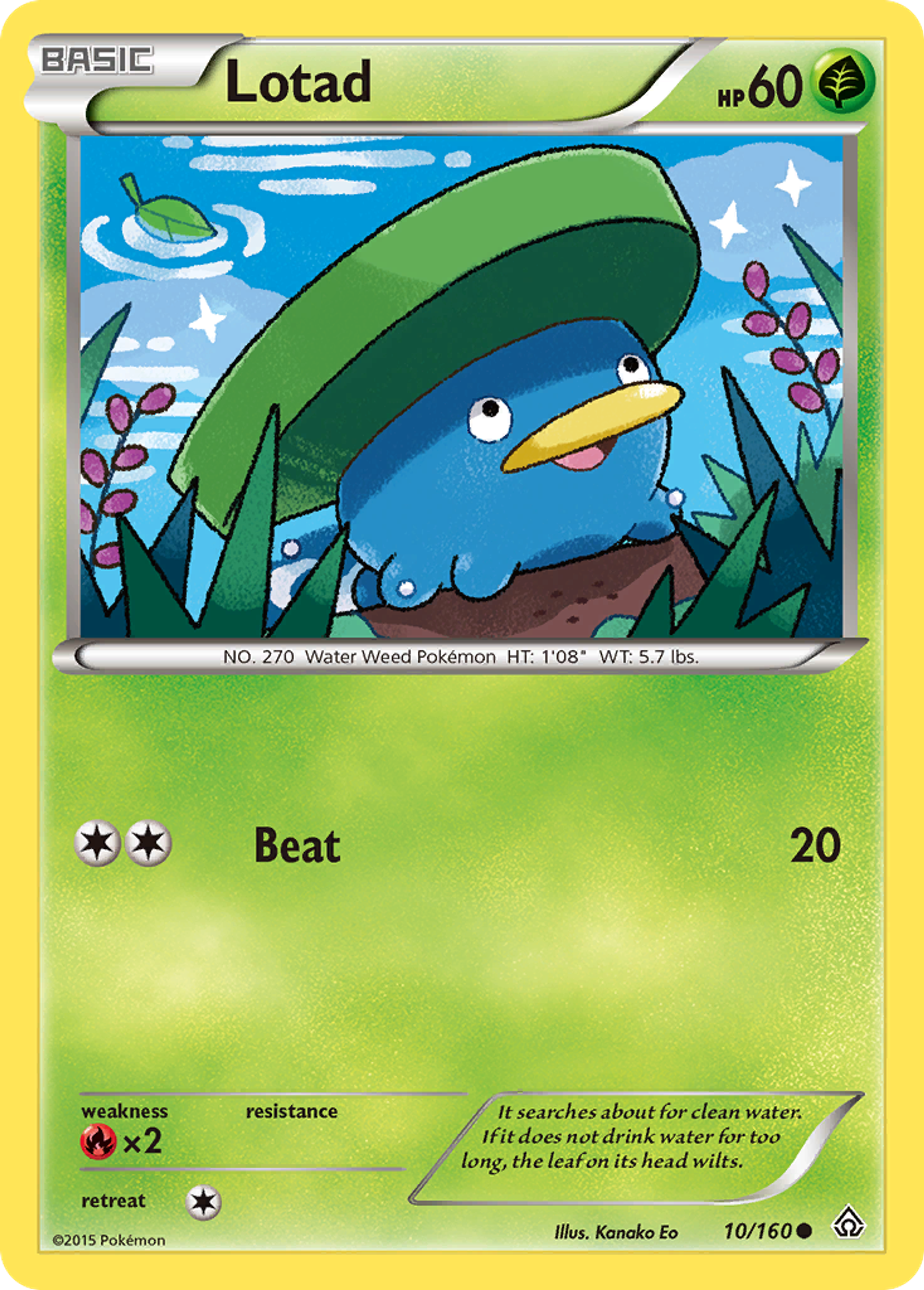 Lotad — XY - Primal Clash — Pokemon