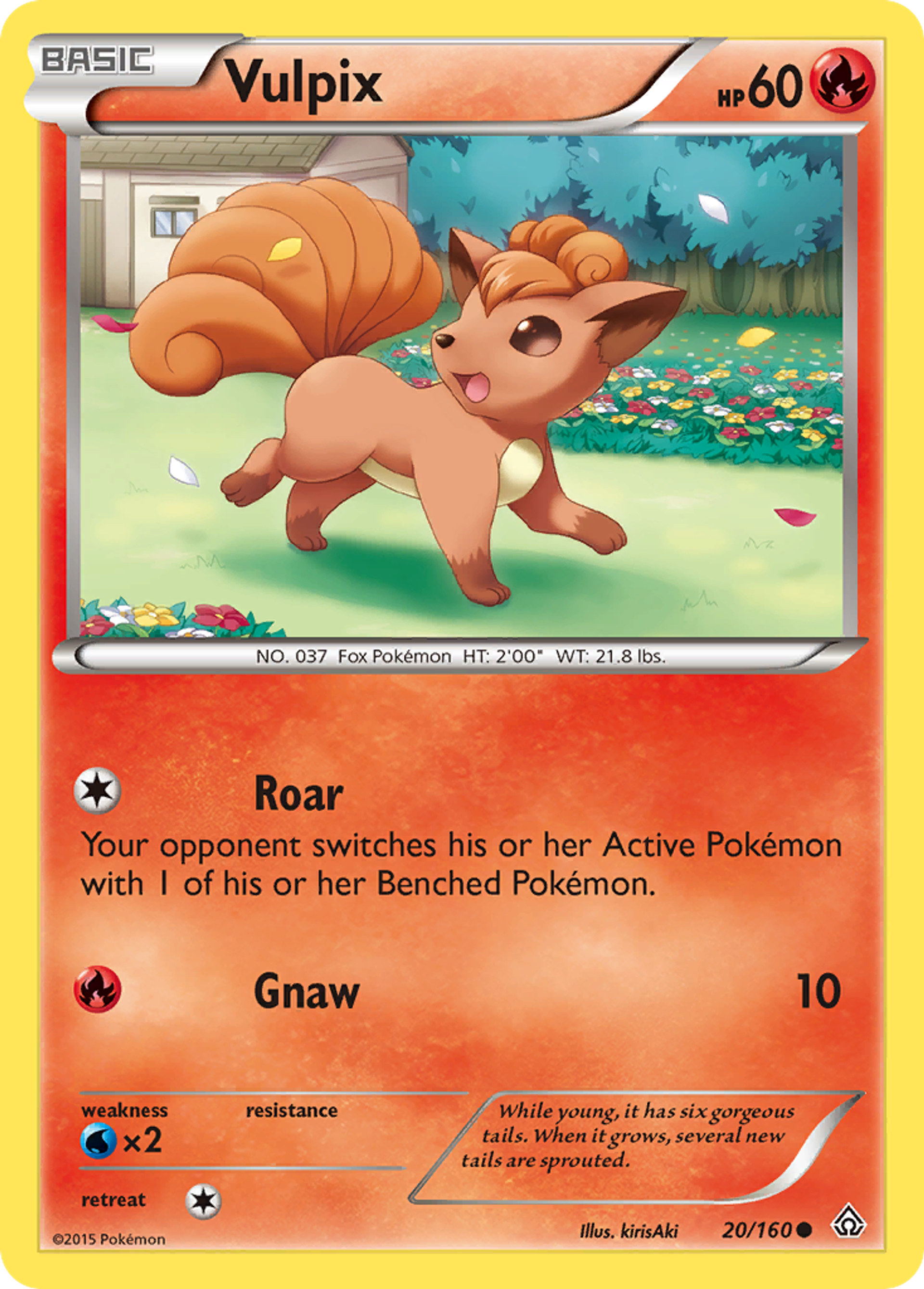 Vulpix — XY - Primal Clash — Pokemon