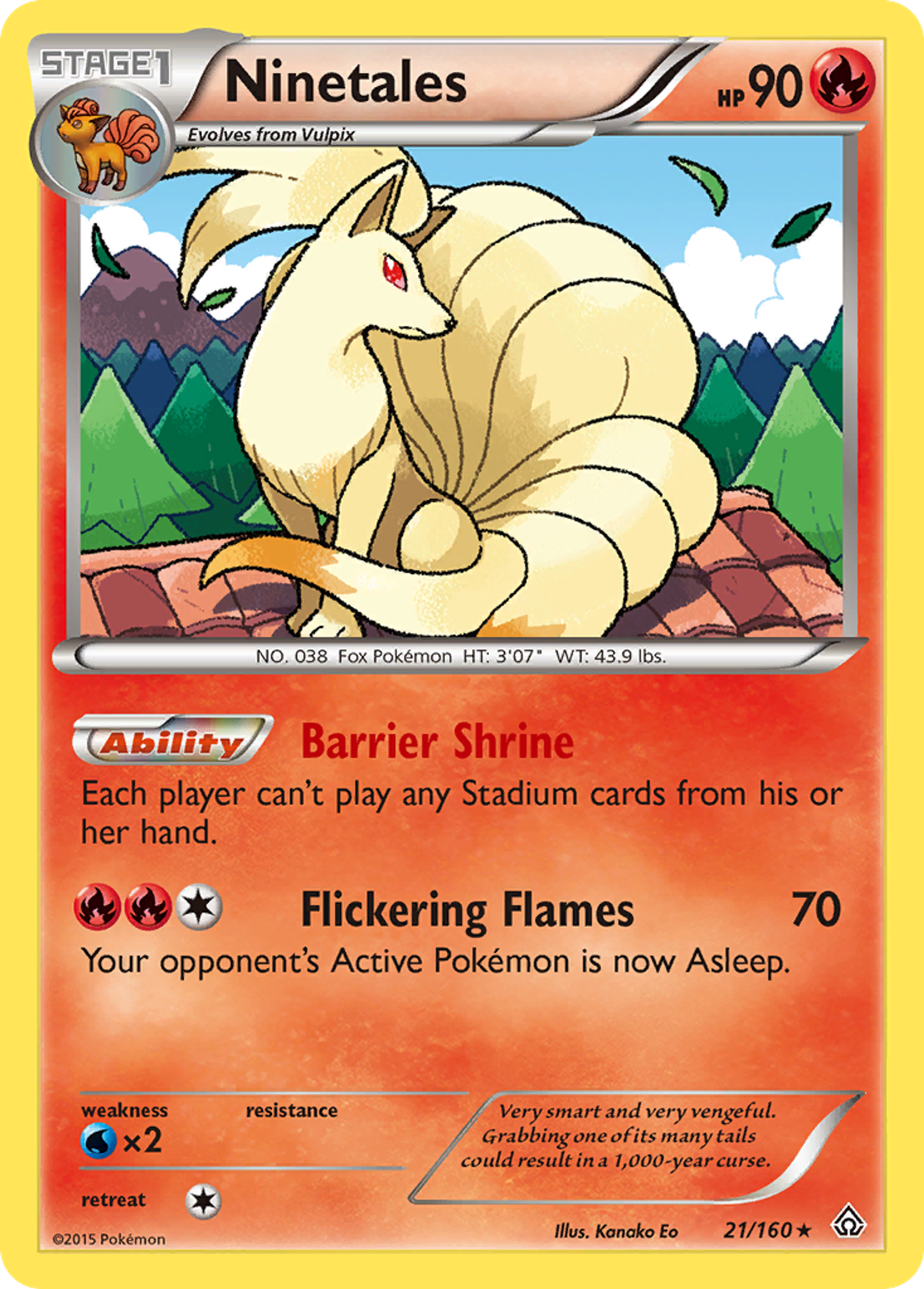 Ninetales — XY - Primal Clash — Pokémon