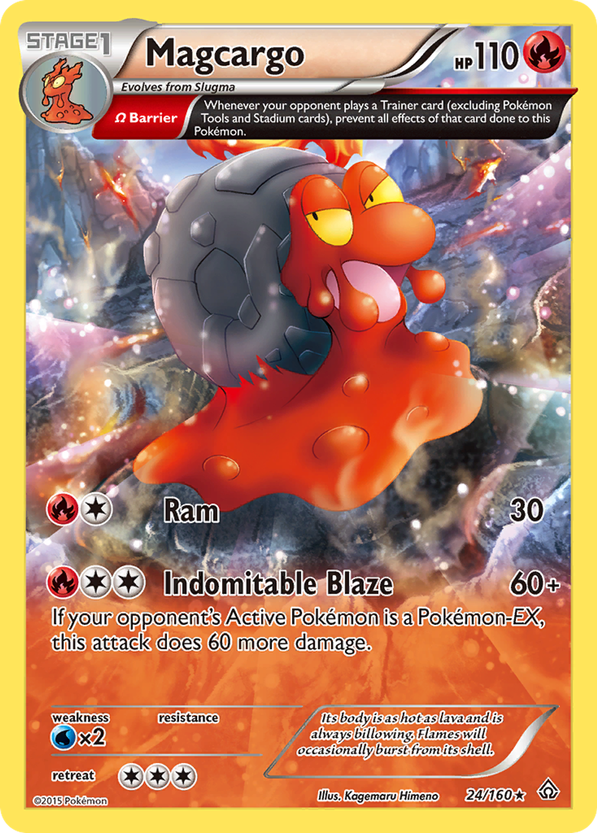 Magcargo — XY - Primal Clash — Pokemon
